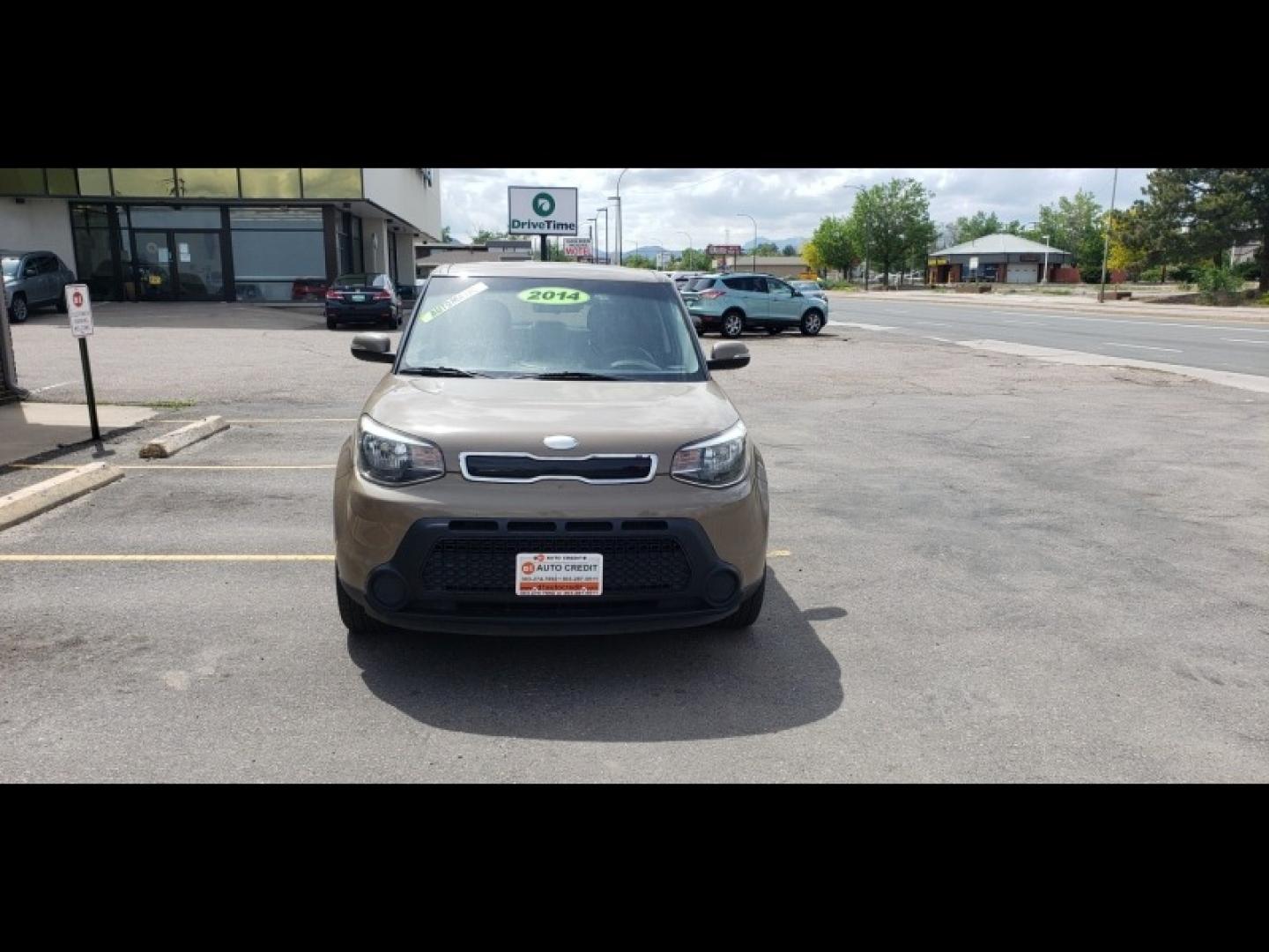 2014 Latte Brown /Black Kia Soul Plus (KNDJP3A51E7) with an I4 engine, Automatic transmission, located at 8595 Washington St., Thornton, CO, 80229, (303) 287-5511, 39.852348, -104.978447 - 2014 Kia Soul<br><br>D1 Auto NEVER charges dealer fees! All cars have clean titles and have been inspected for mechanical issues. We have financing for everyone. Good credit, bad credit, first time buyers.<br>Odometer is 1427 miles below market average!<br>Please call Lakewood Location 303-274-7692 - Photo#2
