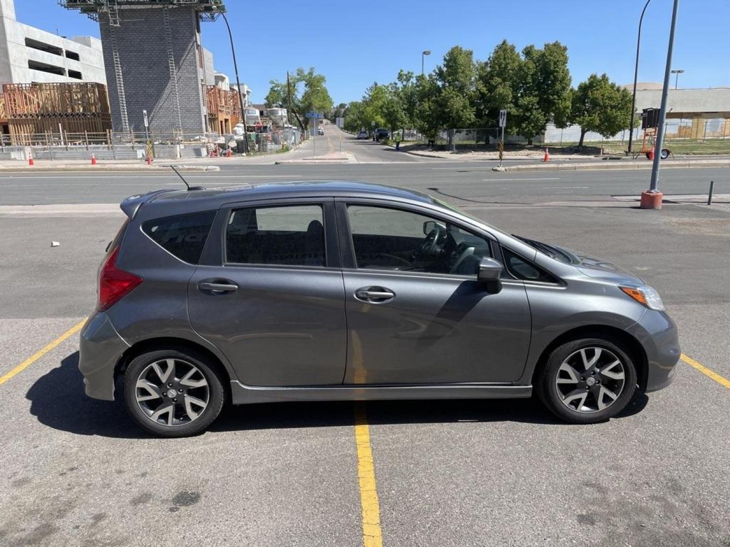2016 Gun Metallic /Charcoal Nissan Versa Note SR (3N1CE2CP7GL) with an 1.6L 4-Cylinder DOHC 16V engine, CVT transmission, located at 8595 Washington St., Thornton, CO, 80229, (303) 287-5511, 39.852348, -104.978447 - 2016 Nissan Versa Note<br><br>D1 Auto NEVER charges dealer fees! All cars have clean titles and have been inspected for mechanical issues. We have financing for everyone. Good credit, bad credit, first time buyers.<br><br>Please call Lakewood Location 303-274-7692 or Thornton 303-287-5511 to schedul - Photo#4