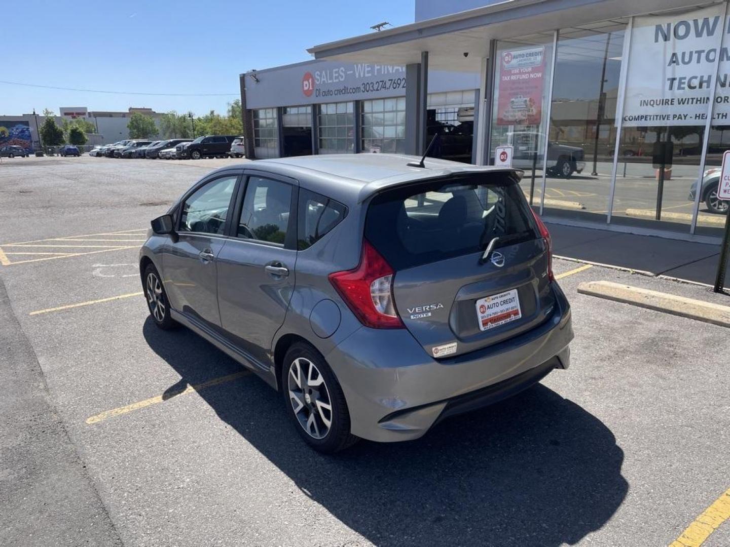 2016 Gun Metallic /Charcoal Nissan Versa Note SR (3N1CE2CP7GL) with an 1.6L 4-Cylinder DOHC 16V engine, CVT transmission, located at 8595 Washington St., Thornton, CO, 80229, (303) 287-5511, 39.852348, -104.978447 - 2016 Nissan Versa Note<br><br>D1 Auto NEVER charges dealer fees! All cars have clean titles and have been inspected for mechanical issues. We have financing for everyone. Good credit, bad credit, first time buyers.<br><br>Please call Lakewood Location 303-274-7692 or Thornton 303-287-5511 to schedul - Photo#7
