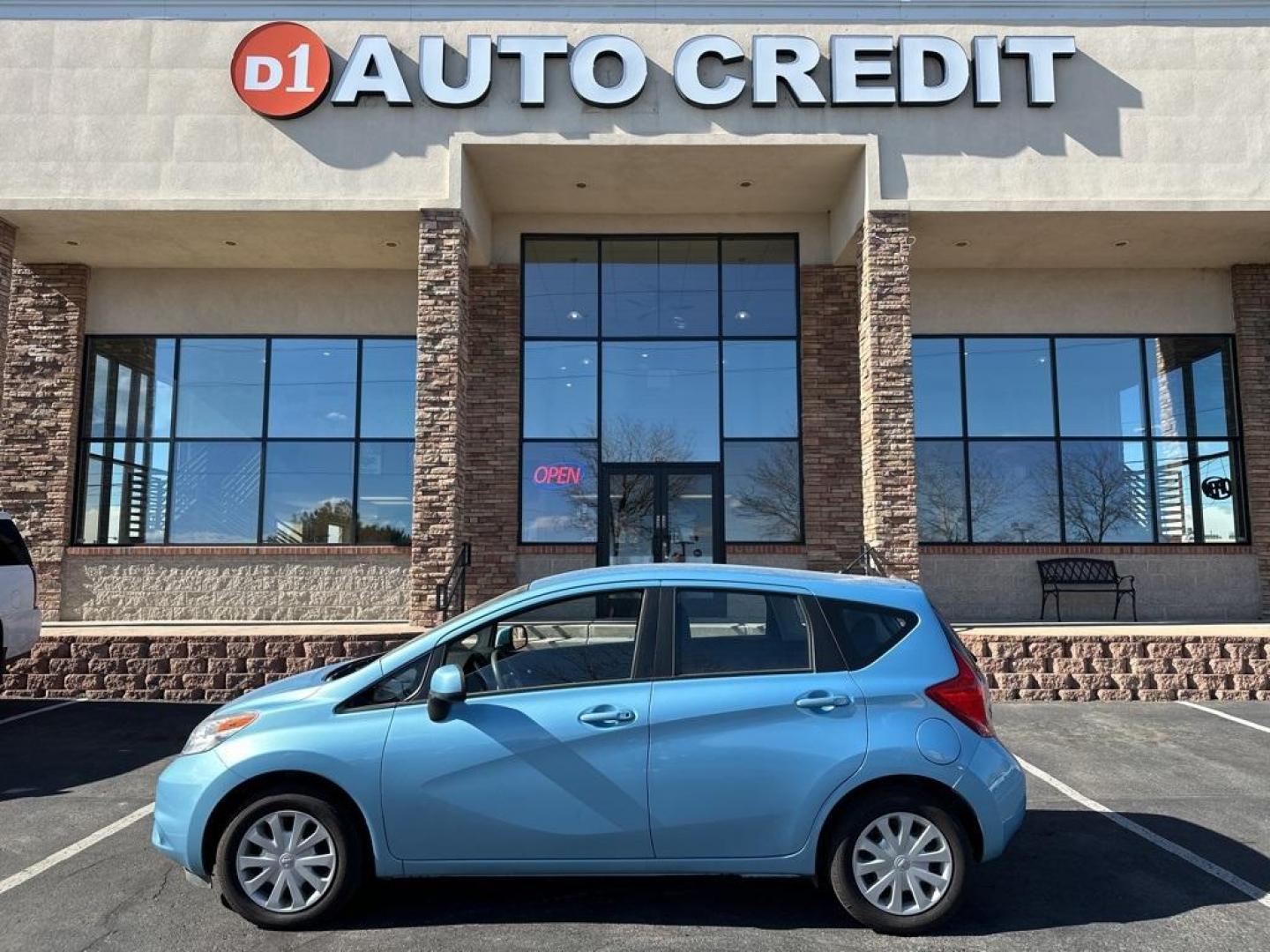 2014 Morningsky Blue Metallic /Charcoal Nissan Versa Note S Plus (3N1CE2CP2EL) with an 1.6L 4-Cylinder DOHC 16V engine, CVT transmission, located at 8595 Washington St., Thornton, CO, 80229, (303) 287-5511, 39.852348, -104.978447 - 2014 Nissan Versa Note<br><br>D1 Auto NEVER charges dealer fees! All cars have clean titles and have been inspected for mechanical issues. We have financing for everyone. Good credit, bad credit, first time buyers.<br><br>Please call Lakewood Location 303-274-7692 or Thornton 303-287-5511 to schedul - Photo#0