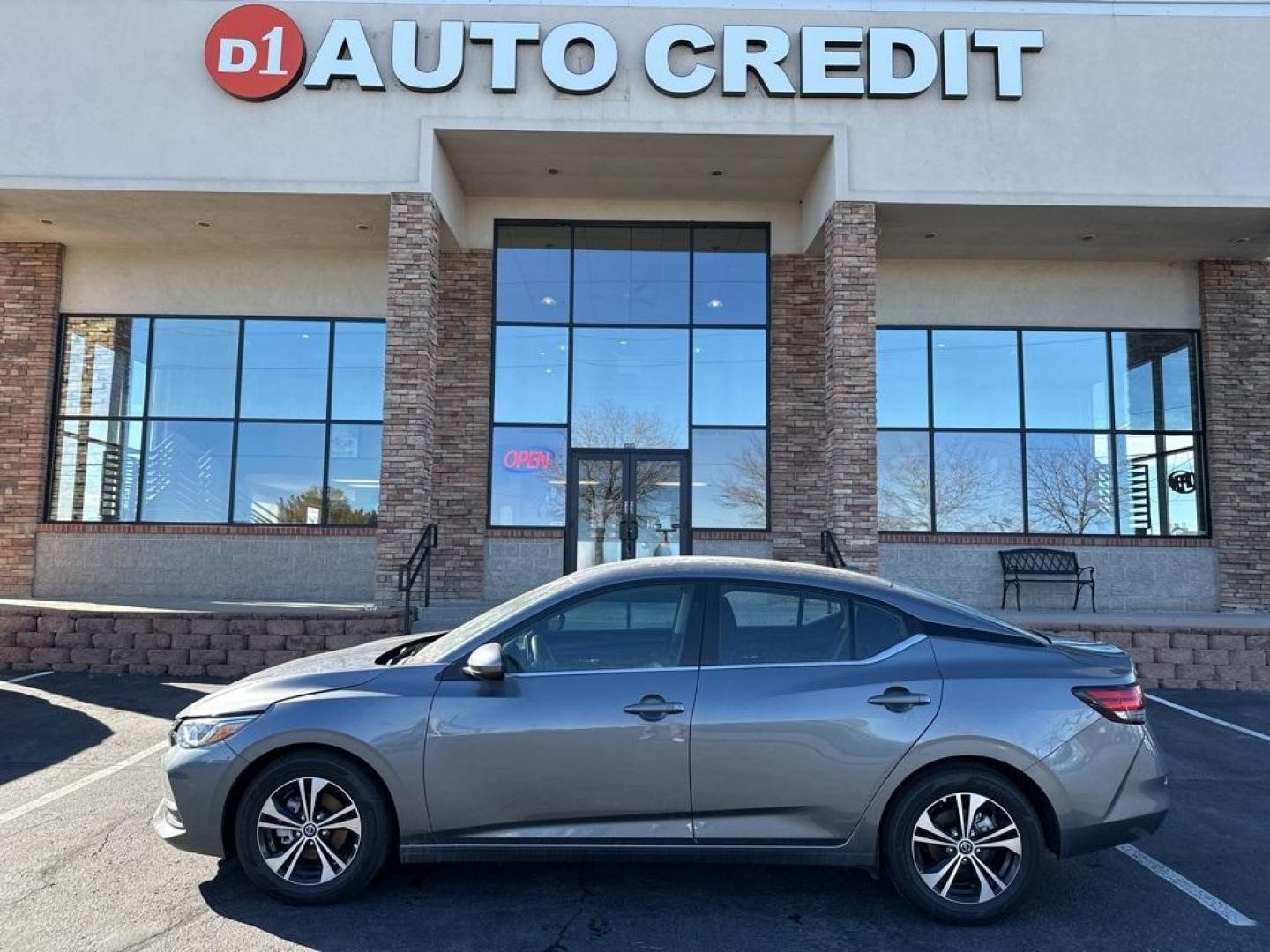 2023 Gun Metallic /Charcoal Nissan Sentra SV (3N1AB8CV4PY) with an 2.0L DOHC engine, CVT transmission, located at 8595 Washington St., Thornton, CO, 80229, (303) 287-5511, 39.852348, -104.978447 - D1 Auto NEVER charges dealer fees! All cars have clean titles and have been inspected for mechanical issues. We have financing for everyone. Good credit, bad credit, first time buyers. 2023 Nissan Sentra<br><br>CARFAX One-Owner. Odometer is 12840 miles below market average!<br>Please call or text 30 - Photo#0