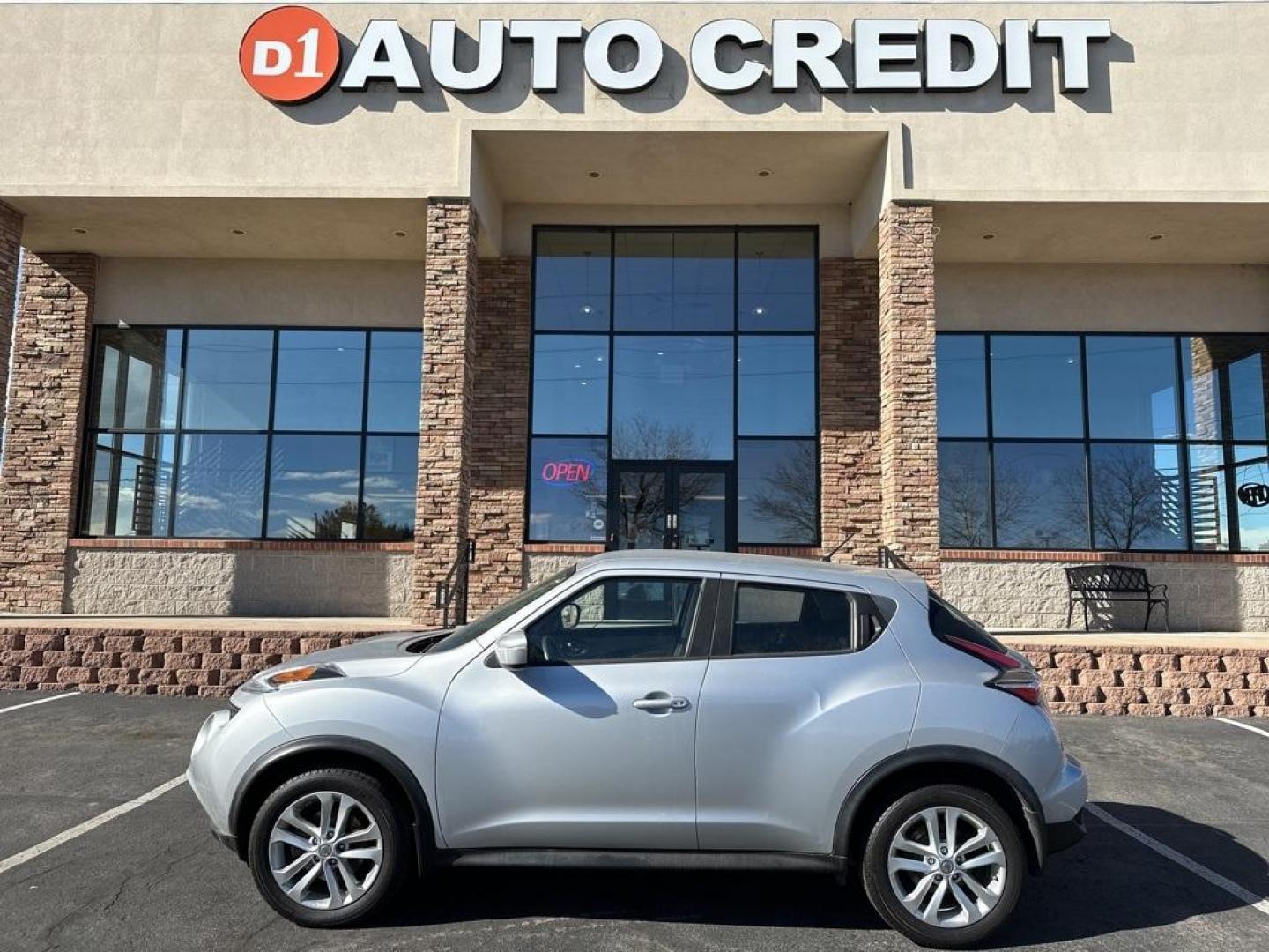 2016 Brilliant Silver Nissan Juke S (JN8AF5MR0GT) with an I4 engine, CVT transmission, located at 10890 W. Colfax Ave., Lakewood, CO, 80215, (303) 274-7692, 39.739914, -105.120132 - 2016 Nissan JukeD1 Auto NEVER charges dealer fees! All cars have clean titles and have been inspected for mechanical issues. We have financing for everyone. Good credit, bad credit, first time buyers.Clean CARFAX.Please call Lakewood Location 303-274-7692 or Thornton 303-287-5511 to schedule a test - Photo#0