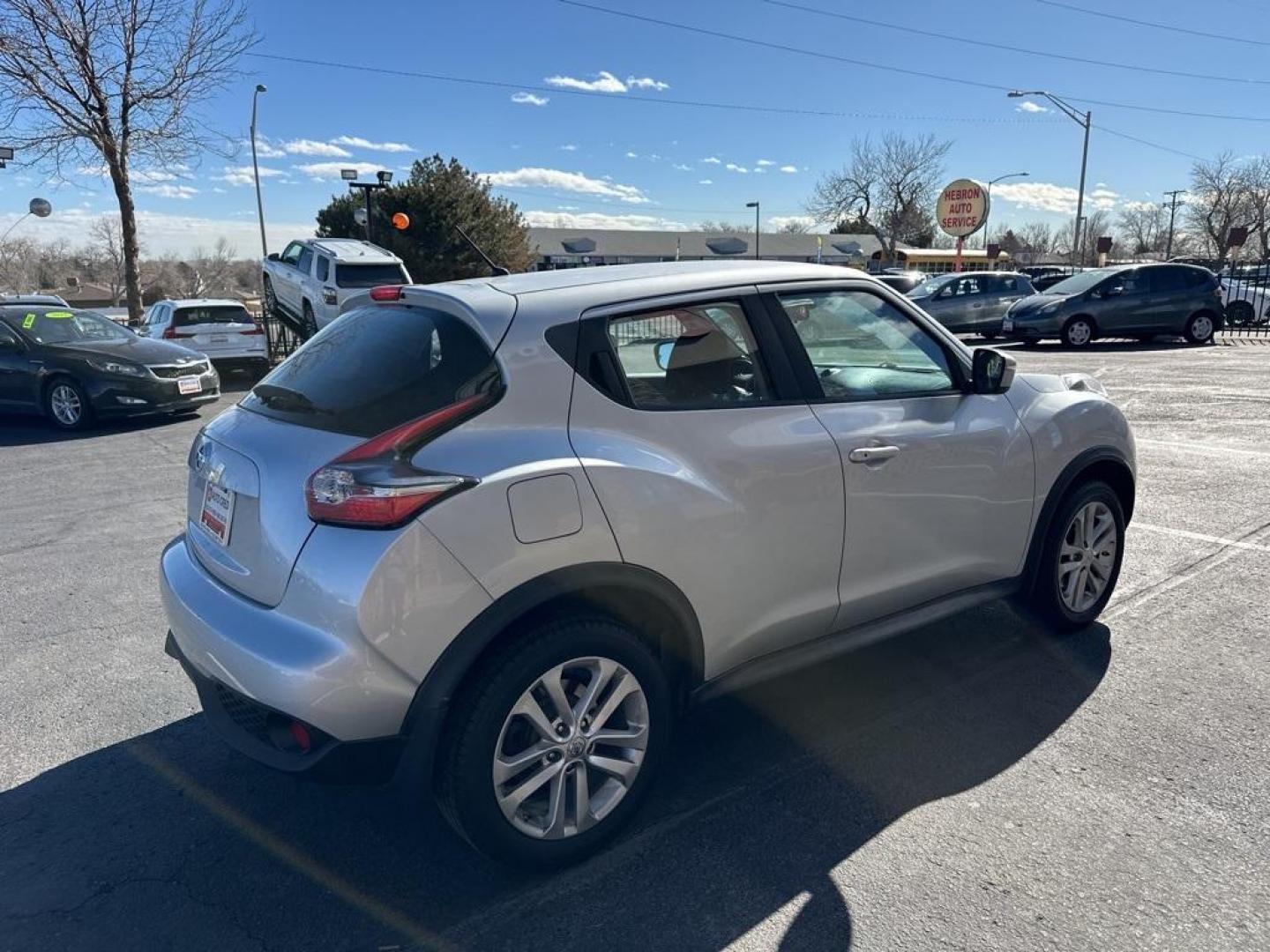 2016 Brilliant Silver Nissan Juke S (JN8AF5MR0GT) with an I4 engine, CVT transmission, located at 10890 W. Colfax Ave., Lakewood, CO, 80215, (303) 274-7692, 39.739914, -105.120132 - 2016 Nissan JukeD1 Auto NEVER charges dealer fees! All cars have clean titles and have been inspected for mechanical issues. We have financing for everyone. Good credit, bad credit, first time buyers.Clean CARFAX.Please call Lakewood Location 303-274-7692 or Thornton 303-287-5511 to schedule a test - Photo#4