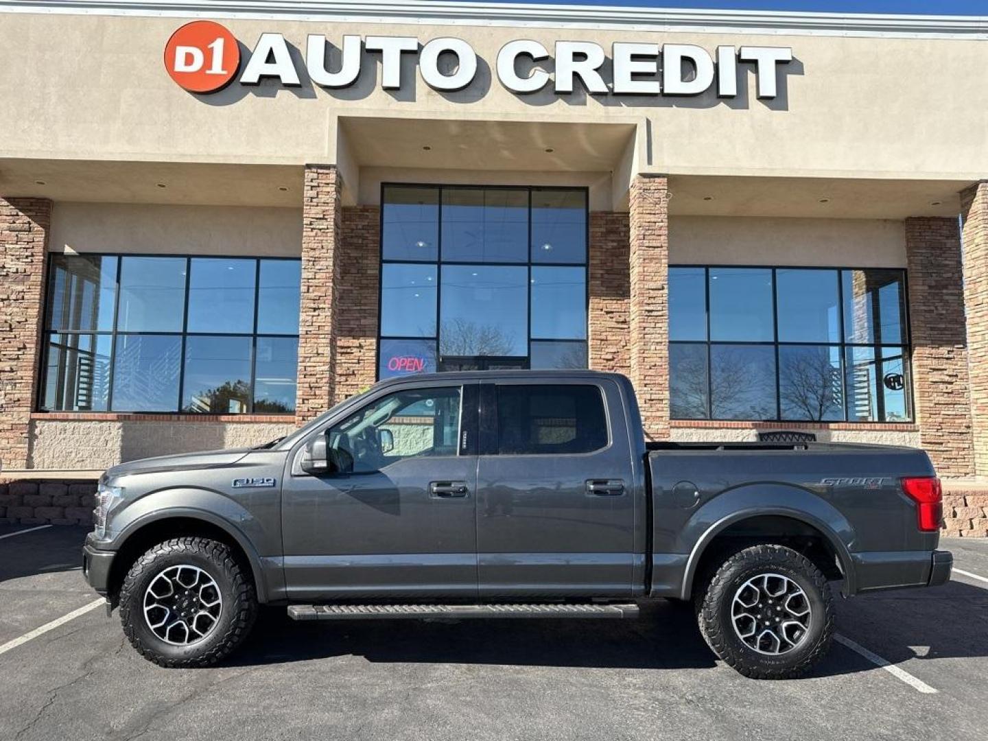2018 Gray /Black Ford F-150 Lariat (1FTEW1EG0JF) with an 3.5L V6 EcoBoost engine, Automatic transmission, located at 8595 Washington St., Thornton, CO, 80229, (303) 287-5511, 39.852348, -104.978447 - MInt Condition inside and out! Non smoker and never abused off road. Fully Loaded Lariat.<br><br>Gray 2018 Ford F-150 Lariat 4WD 10-Speed Automatic 3.5L V6 EcoBoost F-150 Lariat, 3.5L V6 EcoBoost, 4WD, 2nd Row Heated Seats, Automatic High Beam w/Rain-Sensing Wipers, BLIS Blind Spot Information Syste - Photo#0