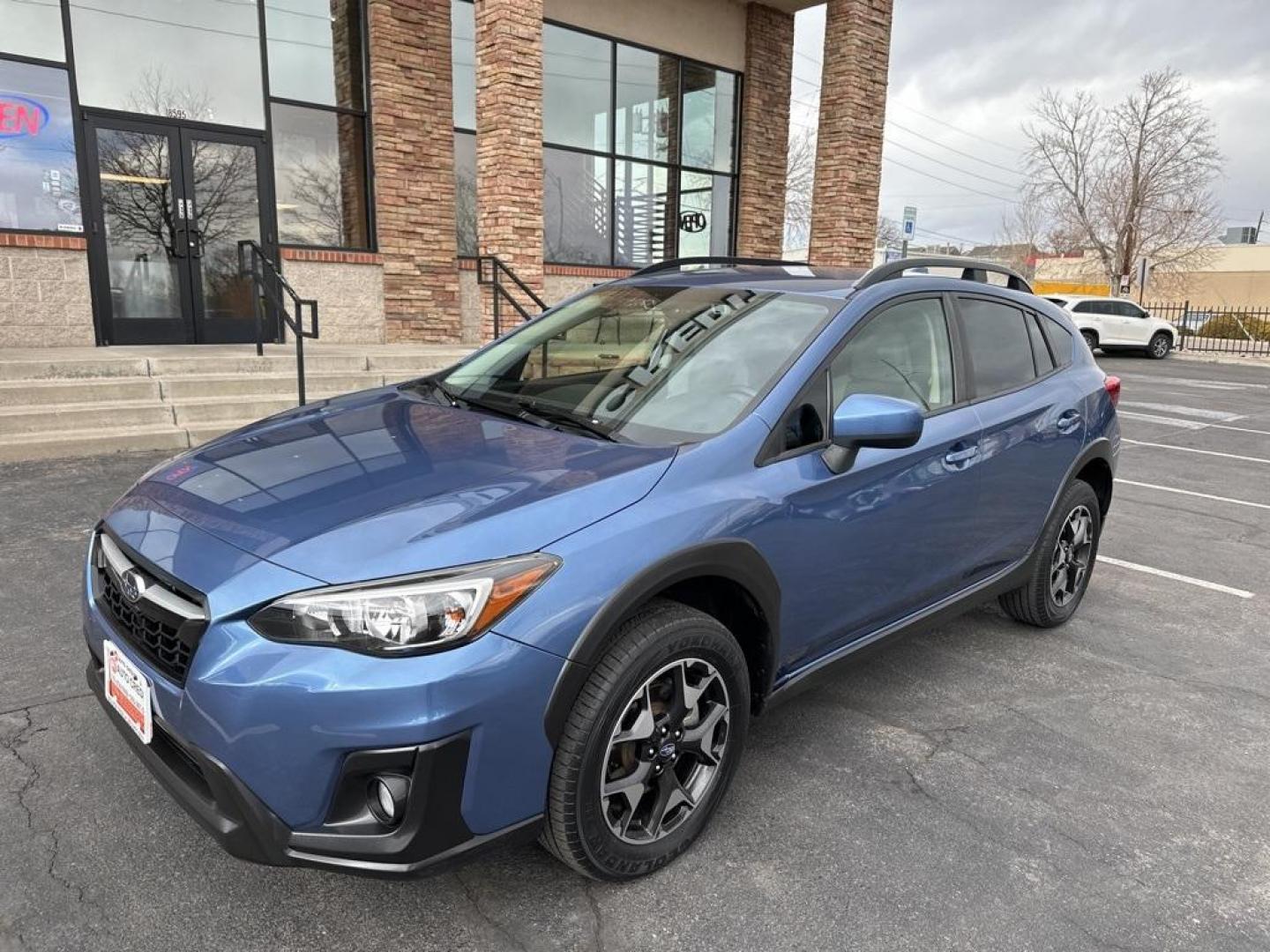 2020 Quartz Blue Pearl /Gray W/Orange Stitching Subaru Crosstrek Premium (JF2GTAPC1L8) with an 2.0L DOHC engine, CVT transmission, located at 8595 Washington St., Thornton, CO, 80229, (303) 287-5511, 39.852348, -104.978447 - Clean Title and in excellent condition! Non smoker and non pet car. <br><br>Backup Camera, Subaru Eyesight with Collision Avoidance and adaptive cruise control.<br><br>Awards:<br> * ALG Residual Value Awards, Residual Value Awards - Photo#1