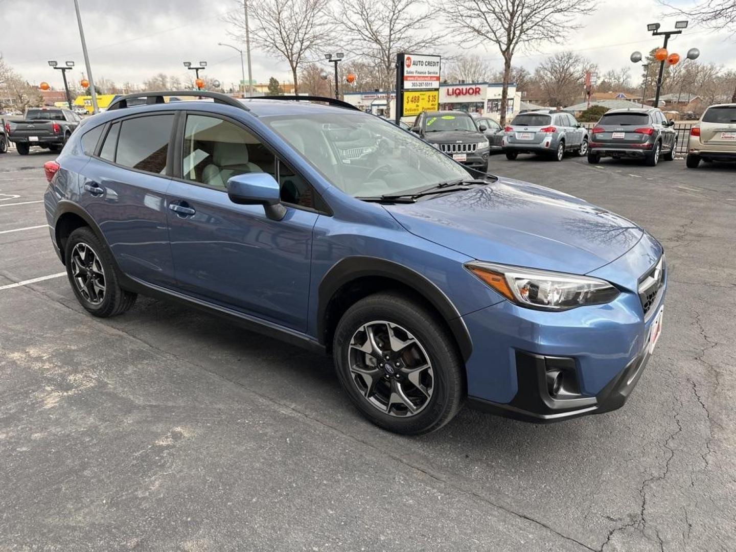 2020 Quartz Blue Pearl /Gray W/Orange Stitching Subaru Crosstrek Premium (JF2GTAPC1L8) with an 2.0L DOHC engine, CVT transmission, located at 8595 Washington St., Thornton, CO, 80229, (303) 287-5511, 39.852348, -104.978447 - Clean Title and in excellent condition! Non smoker and non pet car. <br><br>Backup Camera, Subaru Eyesight with Collision Avoidance and adaptive cruise control.<br><br>Awards:<br> * ALG Residual Value Awards, Residual Value Awards - Photo#3