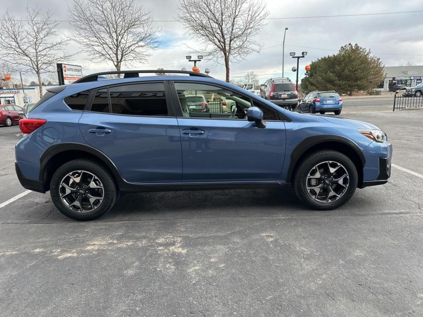 2020 Quartz Blue Pearl /Gray W/Orange Stitching Subaru Crosstrek Premium (JF2GTAPC1L8) with an 2.0L DOHC engine, CVT transmission, located at 8595 Washington St., Thornton, CO, 80229, (303) 287-5511, 39.852348, -104.978447 - Clean Title and in excellent condition! Non smoker and non pet car. <br><br>Backup Camera, Subaru Eyesight with Collision Avoidance and adaptive cruise control.<br><br>Awards:<br> * ALG Residual Value Awards, Residual Value Awards - Photo#4