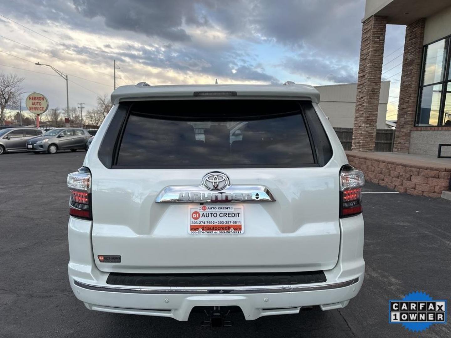 2017 Super White /Redwood Toyota 4Runner Limited (JTEBU5JRXH5) with an 4.0L V6 SMPI DOHC engine, Automatic transmission, located at 8595 Washington St., Thornton, CO, 80229, (303) 287-5511, 39.852348, -104.978447 - One Owner and in great condition, with 3rd row seating! Non smoker and loaded.<br><br> 4WD, Redwood w/Leather Seat Trim, Alloy wheels, Front dual zone A/C, Garage Door Opener, Heated door mirrors, Heated/Ventilated Front Bucket Seats, Limited Package, Moonroof w/Tilt Up and Slide, Navigation Syste - Photo#6