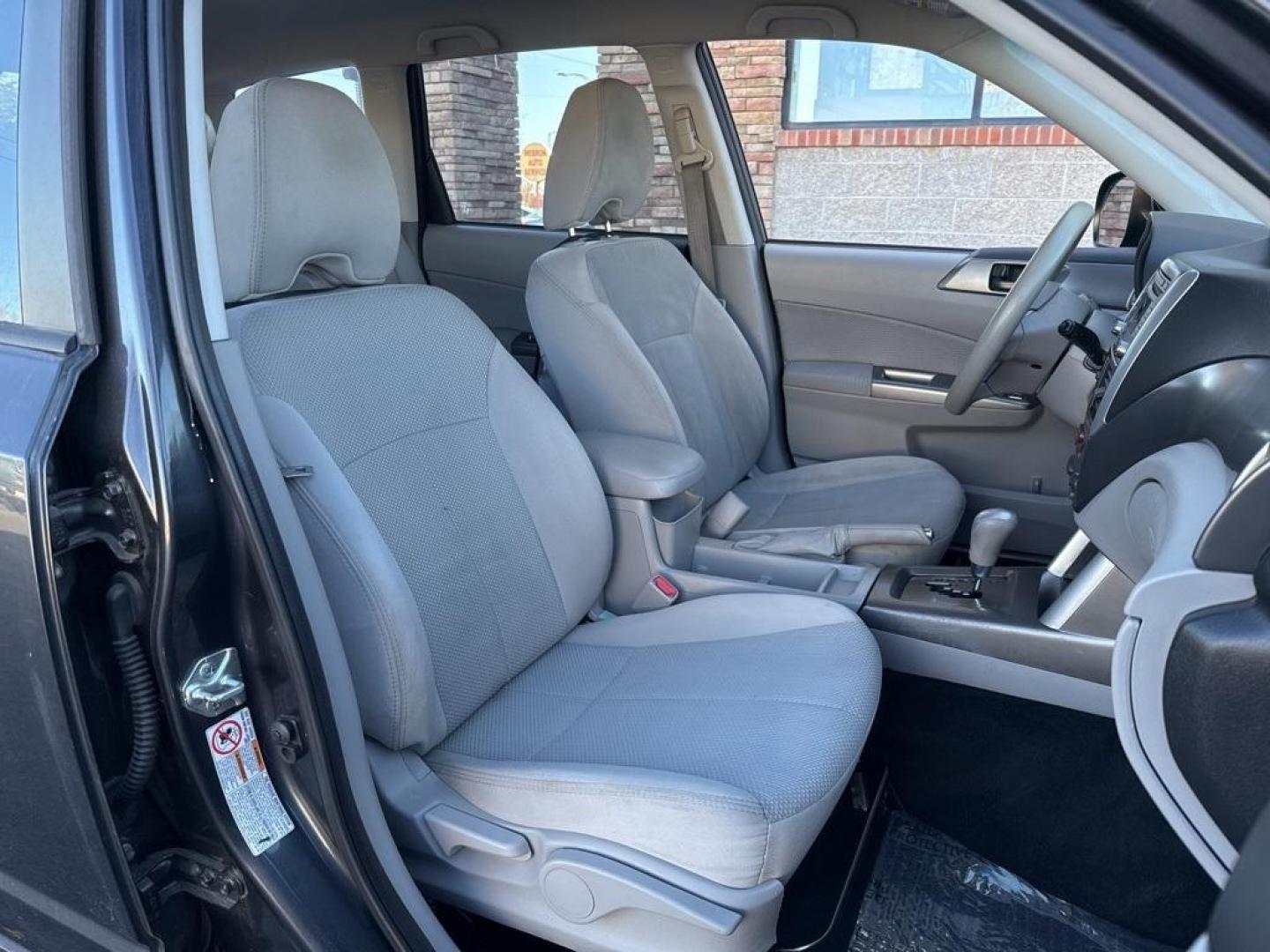 2012 Dark Gray Metallic /Platinum Subaru Forester 2.5X (JF2SHBBC1CH) with an 2.5L 4-Cylinder DOHC 16V VVT engine, Automatic transmission, located at 8595 Washington St., Thornton, CO, 80229, (303) 287-5511, 39.852348, -104.978447 - 2012 Subaru Forester AWD All Cars Have Clean Titles And Are Serviced Before Sale., Non Smoker, No Pet Odor Or Hair, Forester 2.5X, AWD.<br><br>D1 Auto NEVER charges dealer fees! All cars have clean titles and have been inspected for mechanical issues. We have financing for everyone. Good credit, bad - Photo#14