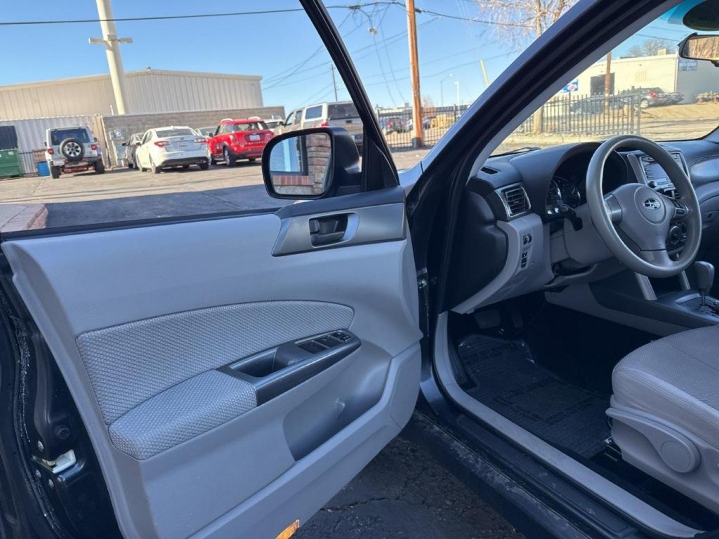 2012 Dark Gray Metallic /Platinum Subaru Forester 2.5X (JF2SHBBC1CH) with an 2.5L 4-Cylinder DOHC 16V VVT engine, Automatic transmission, located at 8595 Washington St., Thornton, CO, 80229, (303) 287-5511, 39.852348, -104.978447 - 2012 Subaru Forester AWD All Cars Have Clean Titles And Are Serviced Before Sale., Non Smoker, No Pet Odor Or Hair, Forester 2.5X, AWD.<br><br>D1 Auto NEVER charges dealer fees! All cars have clean titles and have been inspected for mechanical issues. We have financing for everyone. Good credit, bad - Photo#21