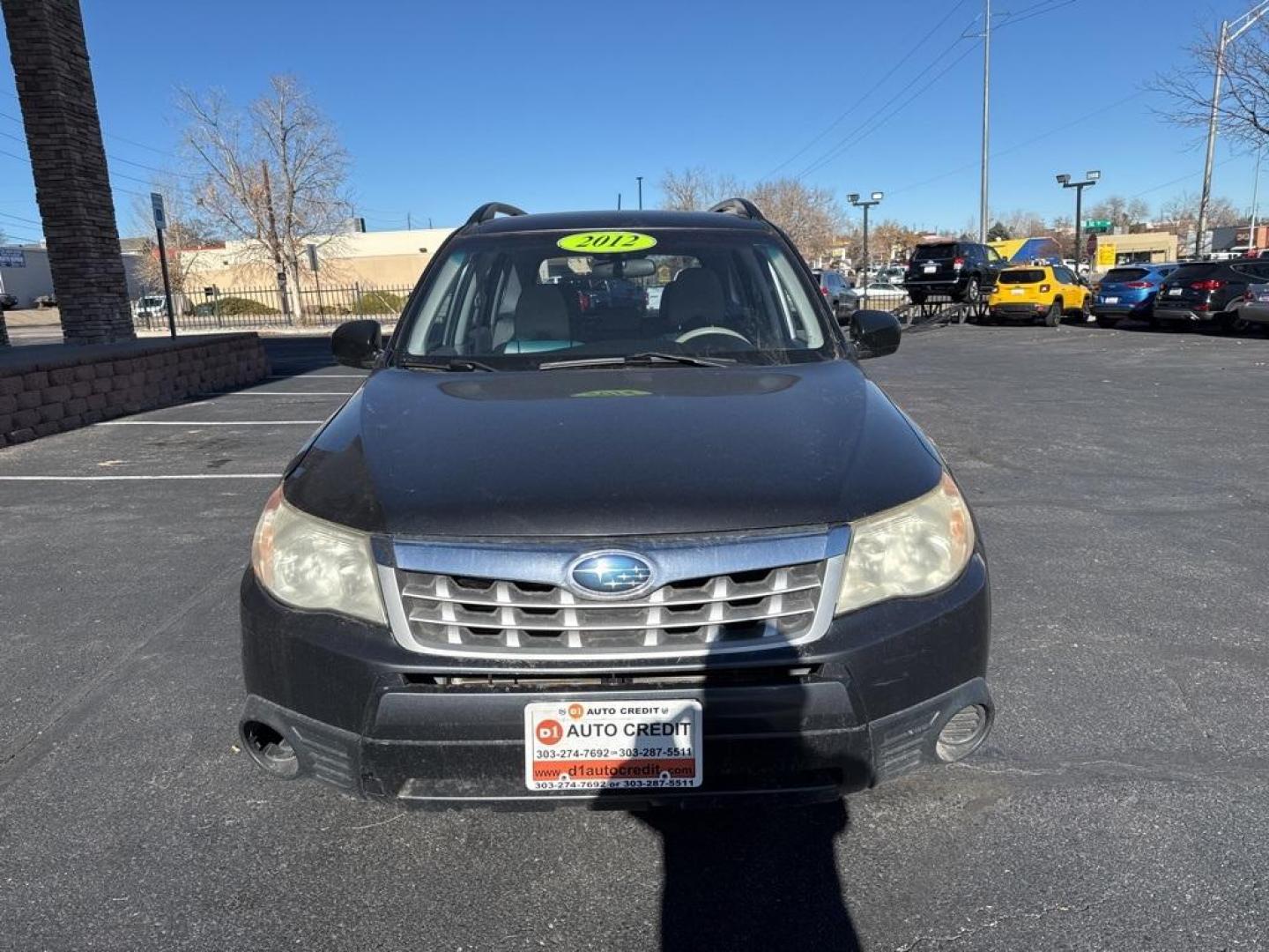 2012 Dark Gray Metallic /Platinum Subaru Forester 2.5X (JF2SHBBC1CH) with an 2.5L 4-Cylinder DOHC 16V VVT engine, Automatic transmission, located at 8595 Washington St., Thornton, CO, 80229, (303) 287-5511, 39.852348, -104.978447 - 2012 Subaru Forester AWD All Cars Have Clean Titles And Are Serviced Before Sale., Non Smoker, No Pet Odor Or Hair, Forester 2.5X, AWD.<br><br>D1 Auto NEVER charges dealer fees! All cars have clean titles and have been inspected for mechanical issues. We have financing for everyone. Good credit, bad - Photo#1