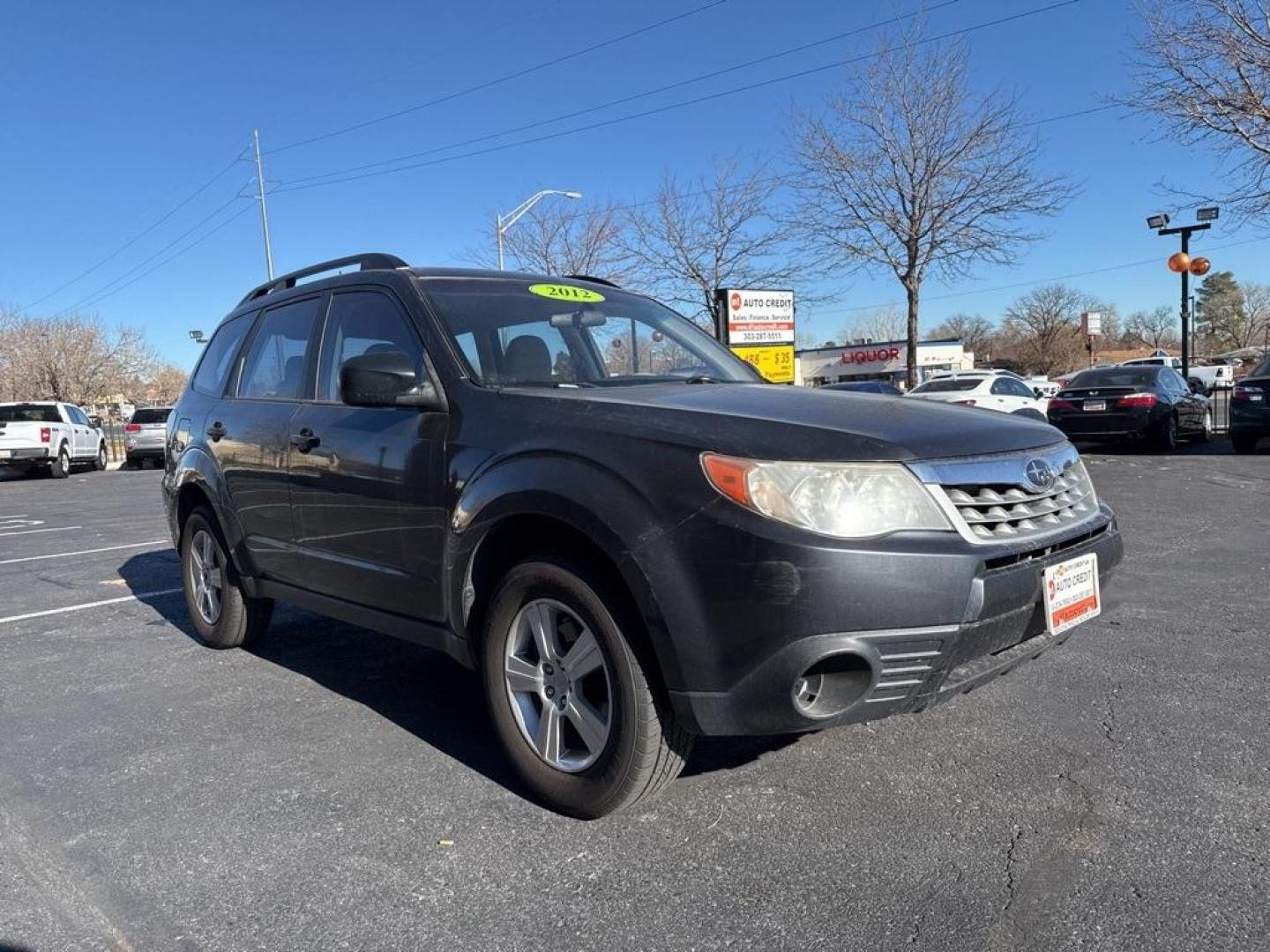 2012 Dark Gray Metallic /Platinum Subaru Forester 2.5X (JF2SHBBC1CH) with an 2.5L 4-Cylinder DOHC 16V VVT engine, Automatic transmission, located at 8595 Washington St., Thornton, CO, 80229, (303) 287-5511, 39.852348, -104.978447 - 2012 Subaru Forester AWD All Cars Have Clean Titles And Are Serviced Before Sale., Non Smoker, No Pet Odor Or Hair, Forester 2.5X, AWD.<br><br>D1 Auto NEVER charges dealer fees! All cars have clean titles and have been inspected for mechanical issues. We have financing for everyone. Good credit, bad - Photo#2