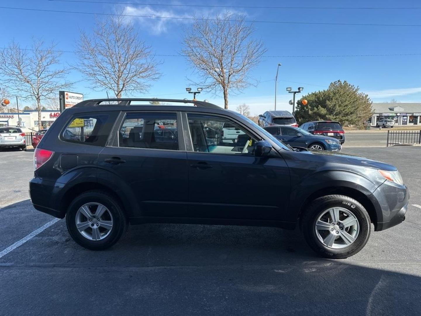 2012 Dark Gray Metallic /Platinum Subaru Forester 2.5X (JF2SHBBC1CH) with an H4 engine, Automatic transmission, located at 8595 Washington St., Thornton, CO, 80229, (303) 287-5511, 39.852348, -104.978447 - 2012 Subaru Forester<br><br>D1 Auto NEVER charges dealer fees! All cars have clean titles and have been inspected for mechanical issues. We have financing for everyone. Good credit, bad credit, first time buyers.<br>Odometer is 8700 miles below market average!<br>Please call Lakewood Location 303-27 - Photo#3