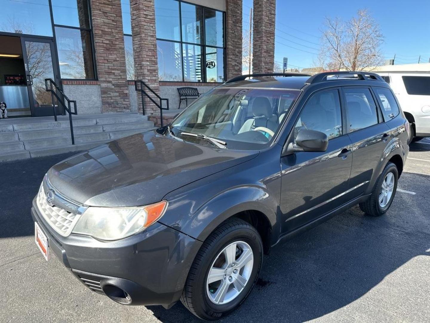 2012 Dark Gray Metallic /Platinum Subaru Forester 2.5X (JF2SHBBC1CH) with an H4 engine, Automatic transmission, located at 8595 Washington St., Thornton, CO, 80229, (303) 287-5511, 39.852348, -104.978447 - 2012 Subaru Forester<br><br>D1 Auto NEVER charges dealer fees! All cars have clean titles and have been inspected for mechanical issues. We have financing for everyone. Good credit, bad credit, first time buyers.<br>Odometer is 8700 miles below market average!<br>Please call Lakewood Location 303-27 - Photo#7