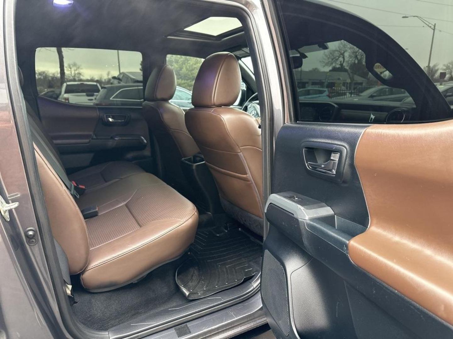 2016 Magnetic Gray Metallic /Hickory Toyota Tacoma Limited (5TFGZ5AN6GX) with an V6 engine, Automatic transmission, located at 8595 Washington St., Thornton, CO, 80229, (303) 287-5511, 39.852348, -104.978447 - 2016 Toyota Tacoma Limited in Excellent Condition! <br><br>All Cars Have Clean Titles And Are Serviced Before Sale.<br>New Tires, Blind Spot Monitoring, Backup Camera, Leather, Heated Seats, Bluetooth/ With Bluetooth Audio, Power Seats, Non Smoker, No Pet Odor Or Hair, Tacoma Limited V6, 4WD, Power - Photo#13