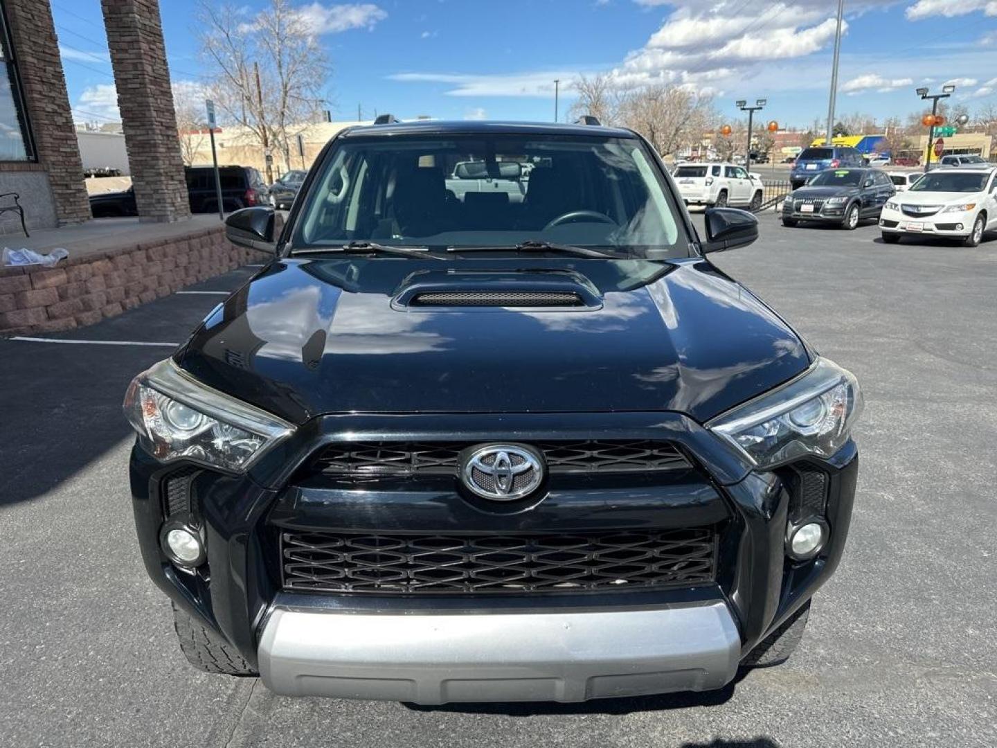 2016 Midnight Black Metallic /Actual Toyota 4Runner Trail (JTEBU5JR0G5) with an 4.0L V6 SMPI DOHC engine, Automatic transmission, located at 8595 Washington St., Thornton, CO, 80229, (303) 287-5511, 39.852348, -104.978447 - 2016 Toyota 4Runner In Excellent Condition Including New Tires.<br>All Cars Have Clean Titles And Are Serviced Before Sale., All Books and Keys, New Tires, Backup Camera, Bluetooth/ With Bluetooth Audio, Power Seats, Non Smoker, No Pet Odor Or Hair, 4Runner Trail, 4WD, Wheels: 17'' x 7.5'' 7-Spoke U - Photo#2