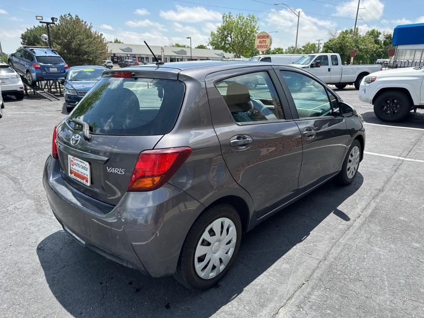 2016 Magnetic Gray Metallic /Black Toyota Yaris LE (VNKKTUD33GA) with an 1.5L I4 DOHC VVT-i 16V engine, Automatic transmission, located at 8595 Washington St., Thornton, CO, 80229, (303) 287-5511, 39.852348, -104.978447 - 2016 Toyota Yaris<br><br>D1 Auto NEVER charges dealer fees! All cars have clean titles and have been inspected for mechanical issues. We have financing for everyone. Good credit, bad credit, first time buyers.<br><br>Please call Lakewood Location 303-274-7692 or Thornton 303-287-5511 to schedule a t - Photo#5