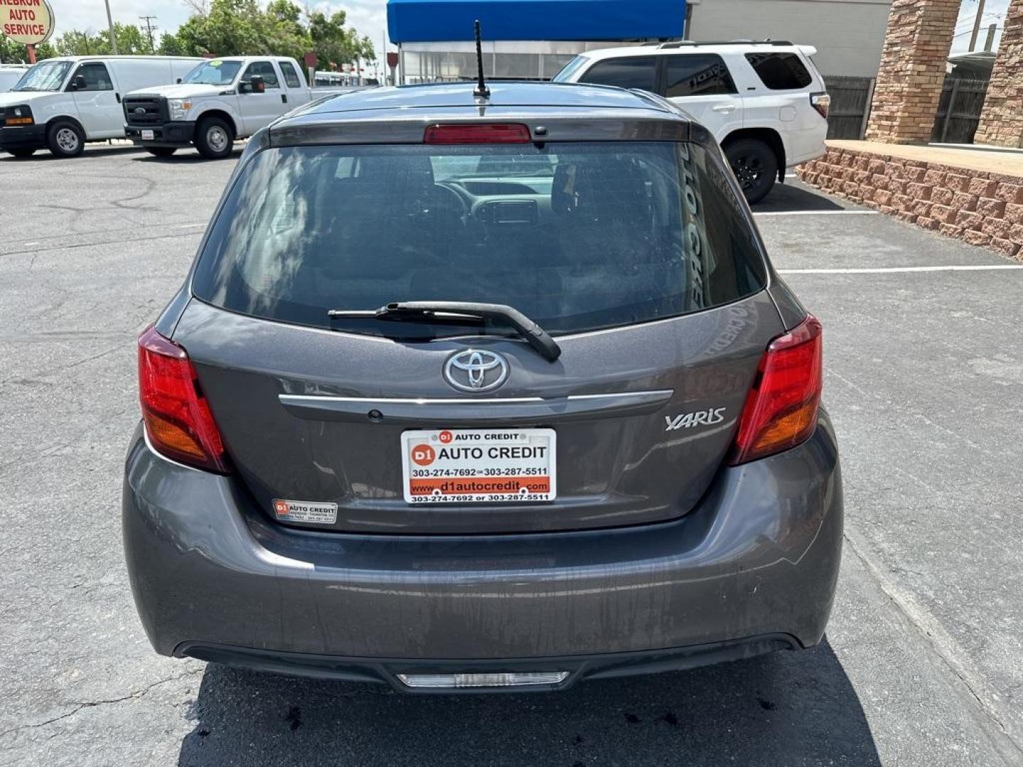 2016 Magnetic Gray Metallic /Black Toyota Yaris LE (VNKKTUD33GA) with an 1.5L I4 DOHC VVT-i 16V engine, Automatic transmission, located at 8595 Washington St., Thornton, CO, 80229, (303) 287-5511, 39.852348, -104.978447 - 2016 Toyota Yaris<br><br>D1 Auto NEVER charges dealer fees! All cars have clean titles and have been inspected for mechanical issues. We have financing for everyone. Good credit, bad credit, first time buyers.<br><br>Please call Lakewood Location 303-274-7692 or Thornton 303-287-5511 to schedule a t - Photo#6