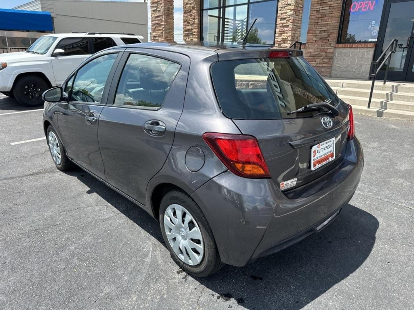 2016 Magnetic Gray Metallic /Black Toyota Yaris LE (VNKKTUD33GA) with an 1.5L I4 DOHC VVT-i 16V engine, Automatic transmission, located at 8595 Washington St., Thornton, CO, 80229, (303) 287-5511, 39.852348, -104.978447 - 2016 Toyota Yaris<br><br>D1 Auto NEVER charges dealer fees! All cars have clean titles and have been inspected for mechanical issues. We have financing for everyone. Good credit, bad credit, first time buyers.<br><br>Please call Lakewood Location 303-274-7692 or Thornton 303-287-5511 to schedule a t - Photo#7