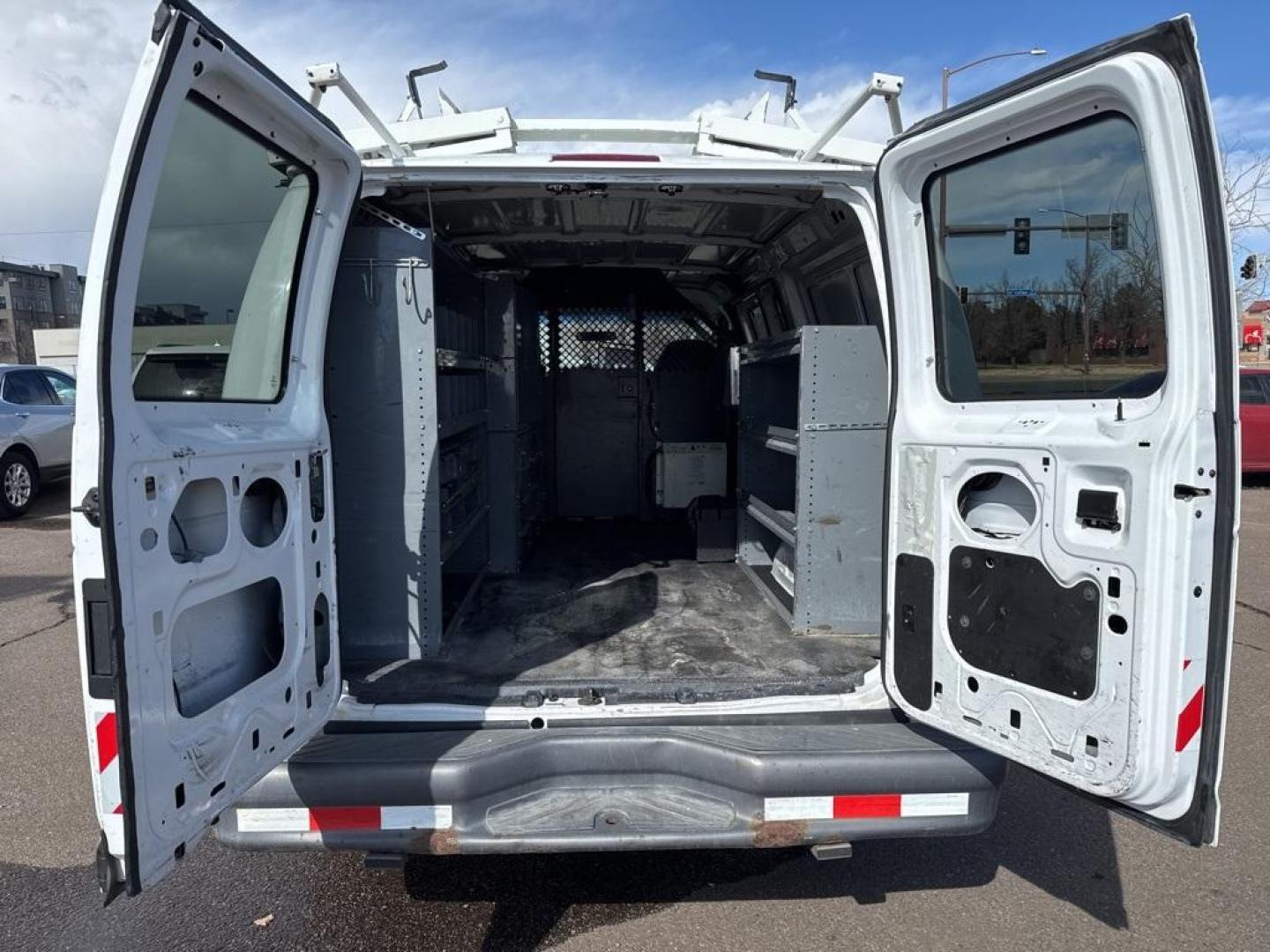 2007 Oxford White Clearcoat /Medium Pebble Ford E-250 (1FTNE24L67D) with an 5.4L V8 EFI engine, Automatic transmission, located at 8595 Washington St., Thornton, CO, 80229, (303) 287-5511, 39.852348, -104.978447 - 2007 Ford E-250 CARFAX One-Owner. RWD<br><br>D1 Auto NEVER charges dealer fees! All cars have clean titles and have been inspected for mechanical issues. We have financing for everyone. Good credit, bad credit, first time buyers.<br><br>Please call Lakewood Location 303-274-7692 or Thornton 303-287- - Photo#8