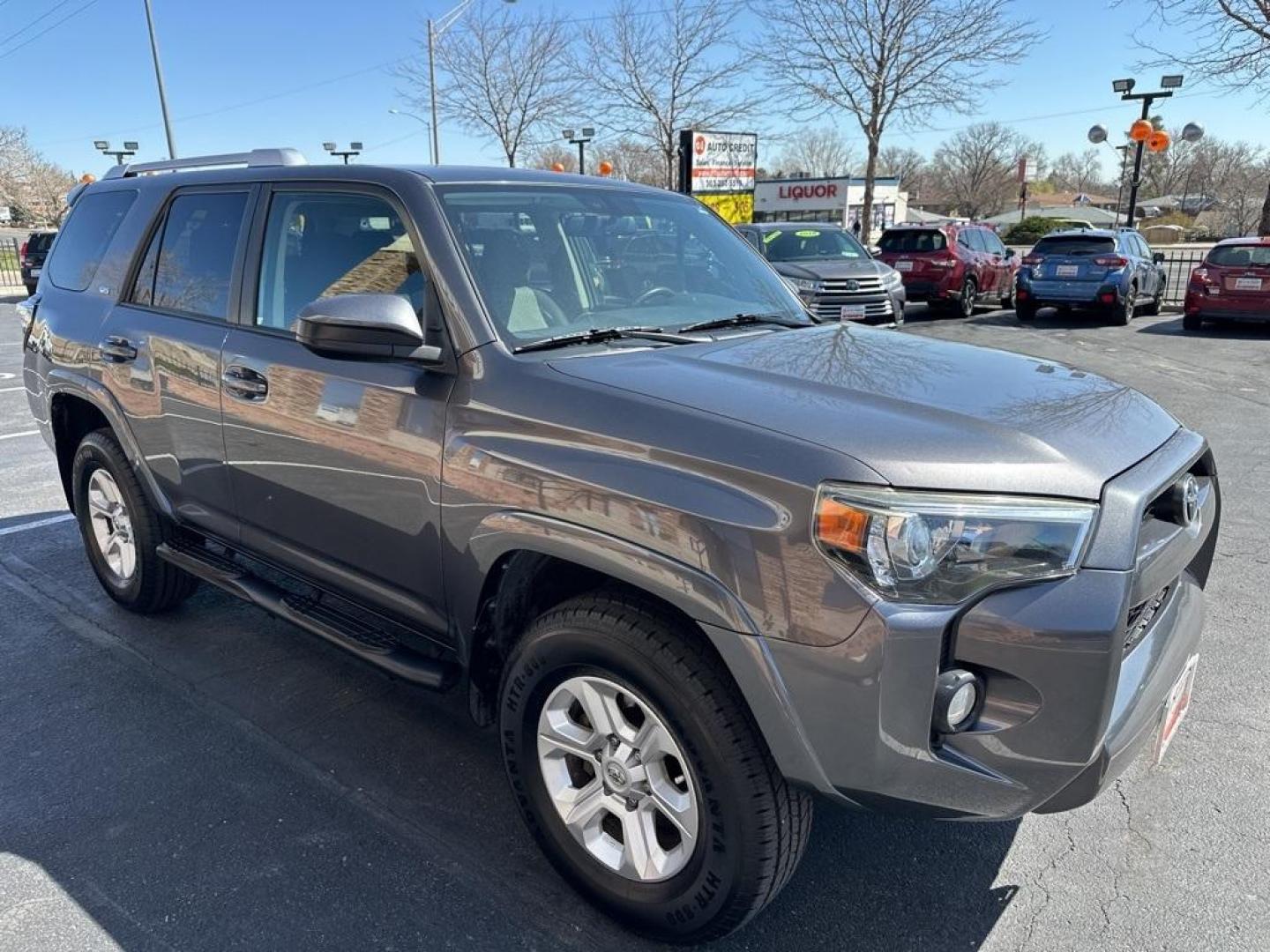 2014 Magnetic Gray Metallic /Black Toyota 4Runner SR5 (JTEBU5JR4E5) with an 4.0L V6 SMPI DOHC engine, Automatic transmission, located at 8595 Washington St., Thornton, CO, 80229, (303) 287-5511, 39.852348, -104.978447 - 2014 Toyota 4Runner With 3rd Row Seat! Fully serviced with clean title.<br><br>New Tires, Backup Camera, Non Smoker, 4Runner SR5, 4WD.<br><br>D1 Auto NEVER charges dealer fees! All cars have clean titles and have been inspected for mechanical issues. We have financing for everyone. Good credit, bad - Photo#3
