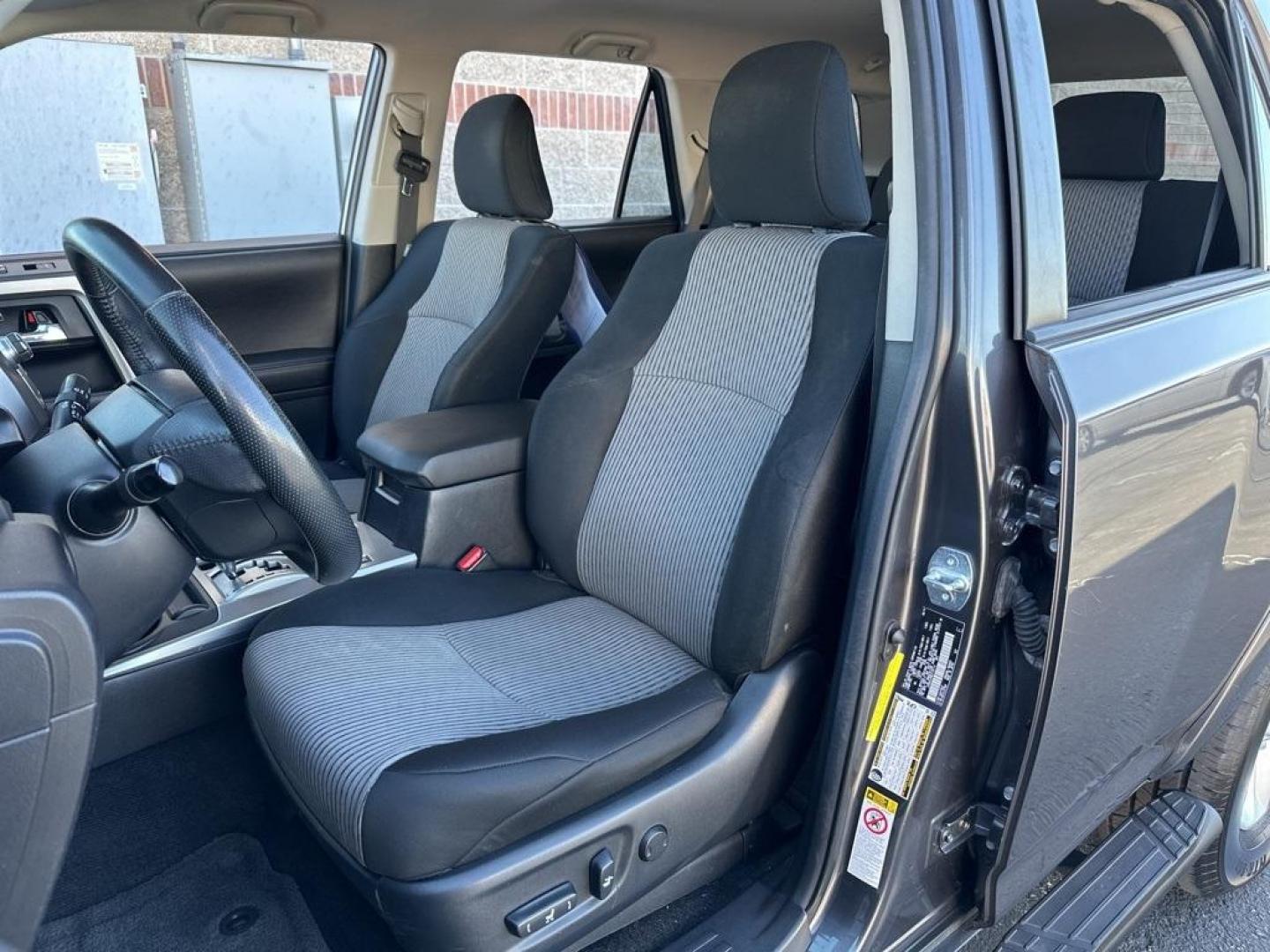 2014 Magnetic Gray Metallic /Black Toyota 4Runner SR5 (JTEBU5JR4E5) with an 4.0L V6 SMPI DOHC engine, Automatic transmission, located at 8595 Washington St., Thornton, CO, 80229, (303) 287-5511, 39.852348, -104.978447 - 2014 Toyota 4Runner With 3rd Row Seat! Fully serviced with clean title.<br><br>New Tires, Backup Camera, Non Smoker, 4Runner SR5, 4WD.<br><br>D1 Auto NEVER charges dealer fees! All cars have clean titles and have been inspected for mechanical issues. We have financing for everyone. Good credit, bad - Photo#15