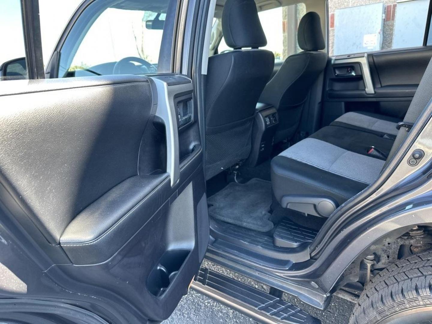 2014 Magnetic Gray Metallic /Black Toyota 4Runner SR5 (JTEBU5JR4E5) with an 4.0L V6 SMPI DOHC engine, Automatic transmission, located at 8595 Washington St., Thornton, CO, 80229, (303) 287-5511, 39.852348, -104.978447 - 2014 Toyota 4Runner With 3rd Row Seat! Fully serviced with clean title.<br><br>New Tires, Backup Camera, Non Smoker, 4Runner SR5, 4WD.<br><br>D1 Auto NEVER charges dealer fees! All cars have clean titles and have been inspected for mechanical issues. We have financing for everyone. Good credit, bad - Photo#24
