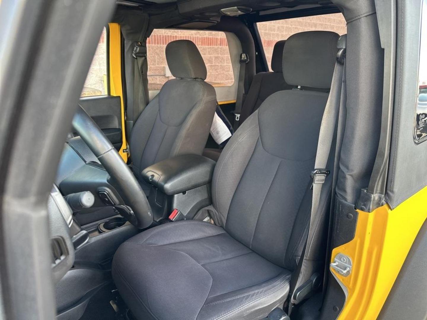 2015 Baja Yellow Clearcoat /Black Jeep Wrangler Willys Wheeler (1C4AJWAG6FL) with an 3.6L V6 24V VVT engine, Manual transmission, located at 8595 Washington St., Thornton, CO, 80229, (303) 287-5511, 39.852348, -104.978447 - 2015 Jeep Wrangler<br><br>D1 Auto NEVER charges dealer fees! All cars have clean titles and have been inspected for mechanical issues. We have financing for everyone. Good credit, bad credit, first time buyers.<br>Clean CARFAX.<br>Please call Lakewood Location 303-274-7692 or Thornton 303-287-5511 t - Photo#20