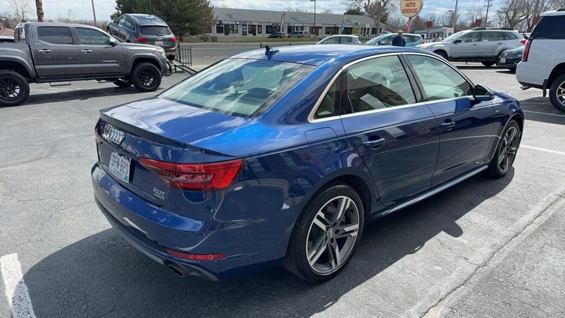 2017 Scuba Blue Metallic /Atlas Beige/Gray Audi A4 2.0T Premium Plus (WAUENAF4XHN) with an 2.0L I4 TFSI DOHC engine, Automatic transmission, located at 8595 Washington St., Thornton, CO, 80229, (303) 287-5511, 39.852348, -104.978447 - 2017 Audi A4 Mint Condition withh all keys and books.<br><br>All Cars Have Clean Titles And Are Serviced Before Sale., Clean Carfax, No Accident, Apple/Android Car Play, Backup Camera, Leather, Heated Seats, Non Smoker, No Pet Odor Or Hair, quattro, Scuba Blue Metallic, 8-Way Power Front Seats w/Dri - Photo#5