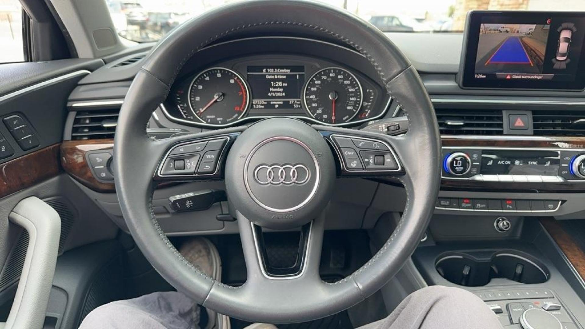 2017 Scuba Blue Metallic /Atlas Beige/Gray Audi A4 2.0T Premium Plus (WAUENAF4XHN) with an 2.0L I4 TFSI DOHC engine, Automatic transmission, located at 8595 Washington St., Thornton, CO, 80229, (303) 287-5511, 39.852348, -104.978447 - 2017 Audi A4 Mint Condition withh all keys and books.<br><br>All Cars Have Clean Titles And Are Serviced Before Sale., Clean Carfax, No Accident, Apple/Android Car Play, Backup Camera, Leather, Heated Seats, Non Smoker, No Pet Odor Or Hair, quattro, Scuba Blue Metallic, 8-Way Power Front Seats w/Dri - Photo#10