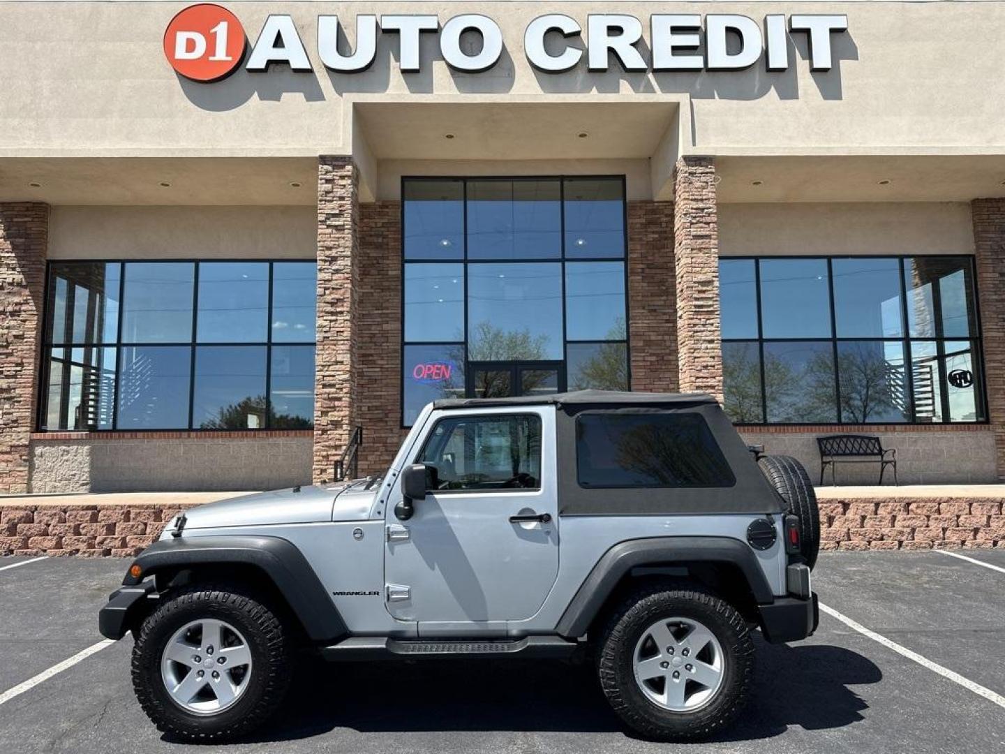 2011 Bright Silver Metallic Clearcoat /Black Interior Jeep Wrangler Sport (1J4GA2D13BL) with an 3.8L V6 SMPI engine, Automatic transmission, located at 8595 Washington St., Thornton, CO, 80229, (303) 287-5511, 39.852348, -104.978447 - 2011 Jeep Wrangler Automatic in Excellent Condition! <br><br>All Cars Have Clean Titles And Are Serviced Before Sale., Clean Carfax, No Accident, Non Smoker, No Pet Odor Or Hair, 4-Speed Automatic, 4WD.<br><br>D1 Auto NEVER charges dealer fees! All cars have clean titles and have been inspected for - Photo#0