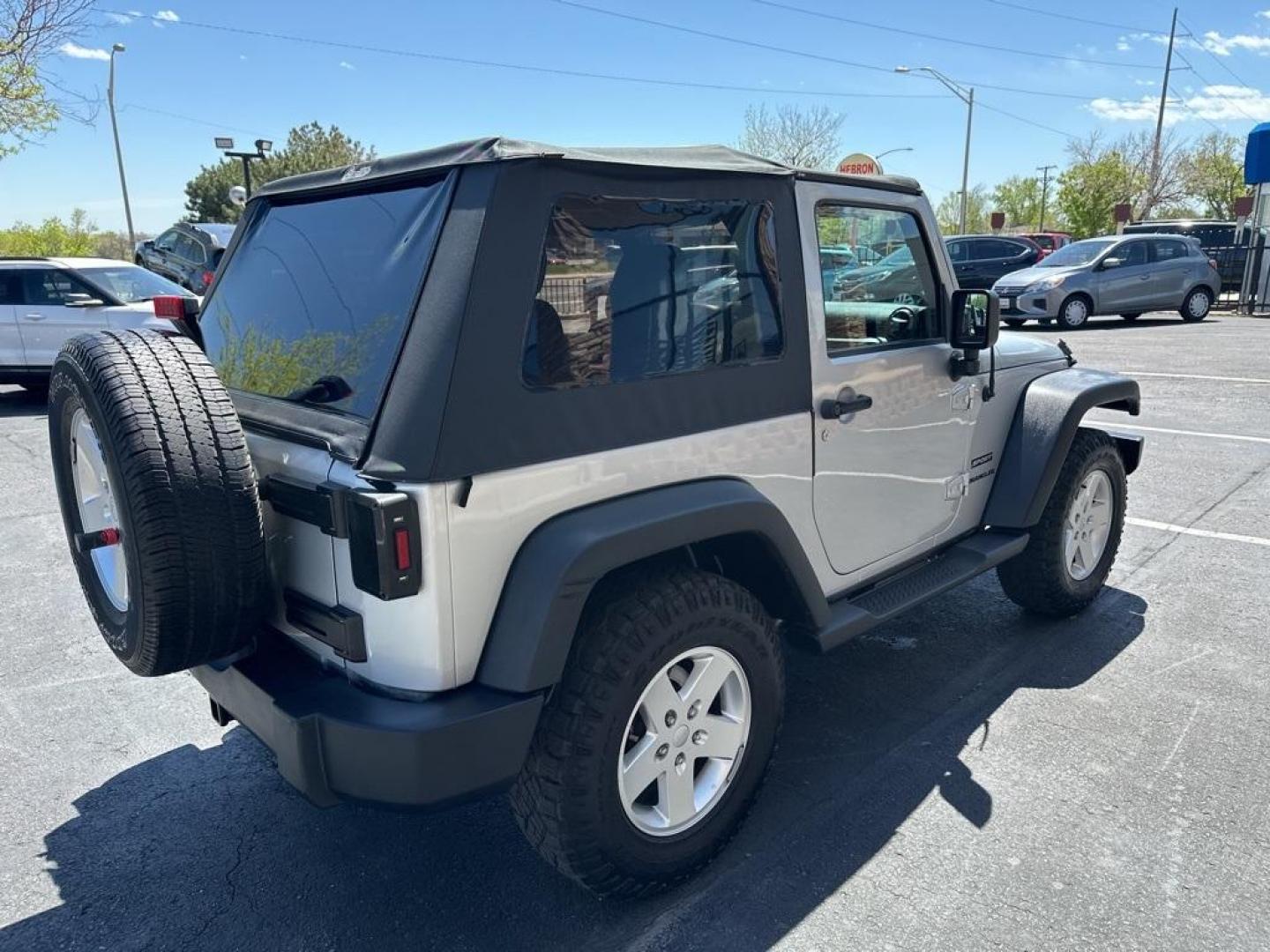 2011 Bright Silver Metallic Clearcoat /Black Interior Jeep Wrangler Sport (1J4GA2D13BL) with an 3.8L V6 SMPI engine, Automatic transmission, located at 8595 Washington St., Thornton, CO, 80229, (303) 287-5511, 39.852348, -104.978447 - 2011 Jeep Wrangler Automatic in Excellent Condition! <br><br>All Cars Have Clean Titles And Are Serviced Before Sale., Clean Carfax, No Accident, Non Smoker, No Pet Odor Or Hair, 4-Speed Automatic, 4WD.<br><br>D1 Auto NEVER charges dealer fees! All cars have clean titles and have been inspected for - Photo#5