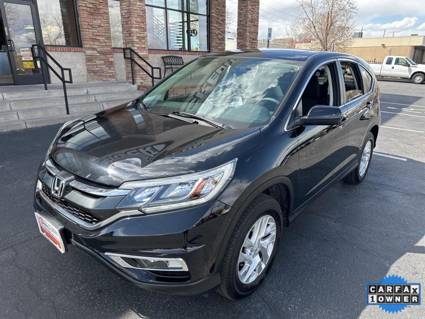 2016 Crystal Black Pearl /Gray Honda CR-V EX (5J6RM4H53GL) with an 2.4L I4 DOHC 16V i-VTEC engine, CVT transmission, located at 8595 Washington St., Thornton, CO, 80229, (303) 287-5511, 39.852348, -104.978447 - 2016 Honda CR-V EX One Owner, very low miles and in excellent condition. Fully serviced and all cars have clean title. Loaded with, heated seats, sun roof, backup camera, Bluetooth and more. All Wheel Drive and ready for Colorado! <br><br>D1 Auto NEVER charges dealer fees! All cars have clean titles - Photo#1