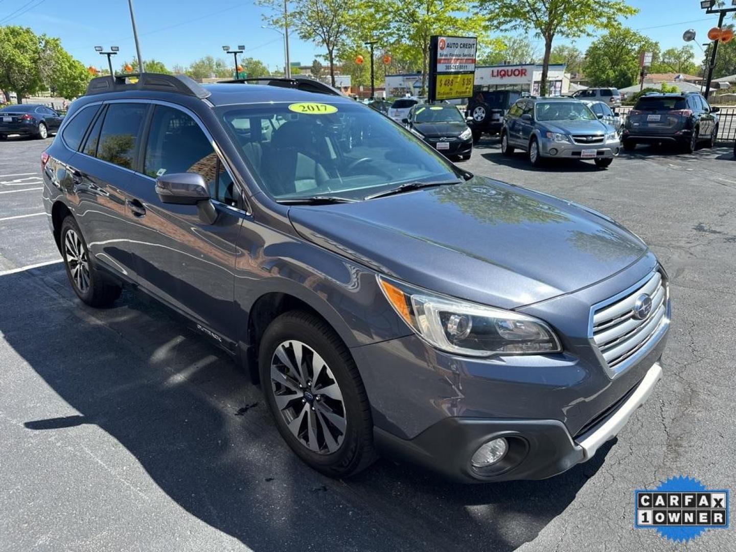 2017 Carbide Gray Metallic /Slate Black Subaru Outback 3.6R (4S4BSENC4H3) with an 3.6L Boxer H6 DOHC 24V engine, CVT transmission, located at 8595 Washington St., Thornton, CO, 80229, (303) 287-5511, 39.852348, -104.978447 - 2017 Subaru Outback One Owner Excellent Condition, Fully Serviced and ready for Colorado!<br><br>All Cars Have Clean Titles And Are Serviced Before Sale.<br><br>CarfaxOne Owner, Blind Spot Monitoring, Backup Camera, Heated Seats, Collision Warning, Bluetooth/ With Bluetooth Audio, Power Seats, Subar - Photo#3