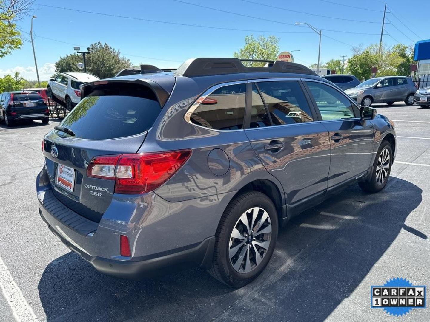 2017 Carbide Gray Metallic /Slate Black Subaru Outback 3.6R (4S4BSENC4H3) with an 3.6L Boxer H6 DOHC 24V engine, CVT transmission, located at 8595 Washington St., Thornton, CO, 80229, (303) 287-5511, 39.852348, -104.978447 - 2017 Subaru Outback One Owner Excellent Condition, Fully Serviced and ready for Colorado!<br><br>All Cars Have Clean Titles And Are Serviced Before Sale.<br><br>CarfaxOne Owner, Blind Spot Monitoring, Backup Camera, Heated Seats, Collision Warning, Bluetooth/ With Bluetooth Audio, Power Seats, Subar - Photo#5