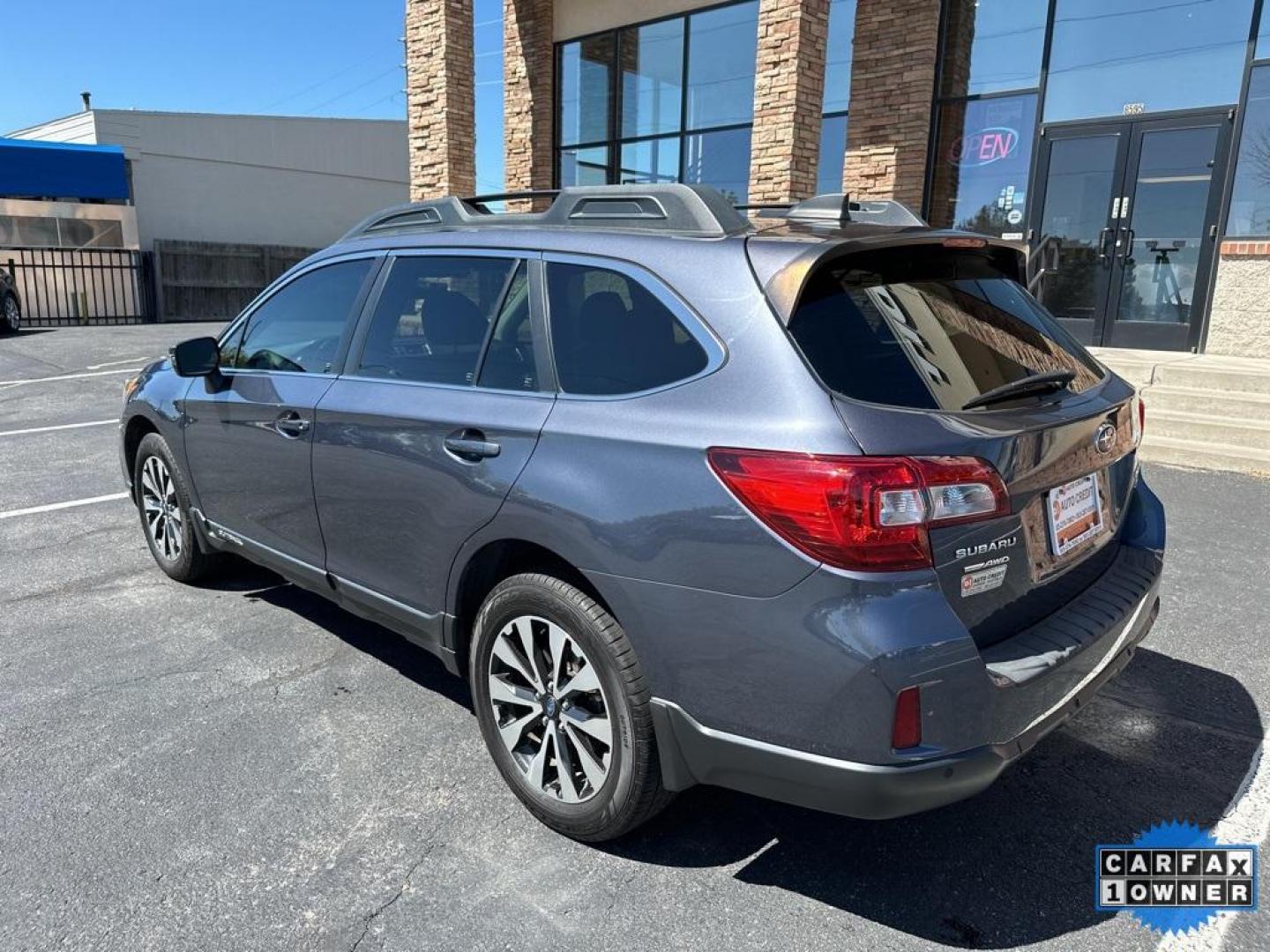 2017 Carbide Gray Metallic /Slate Black Subaru Outback 3.6R (4S4BSENC4H3) with an 3.6L Boxer H6 DOHC 24V engine, CVT transmission, located at 8595 Washington St., Thornton, CO, 80229, (303) 287-5511, 39.852348, -104.978447 - 2017 Subaru Outback One Owner Excellent Condition, Fully Serviced and ready for Colorado!<br><br>All Cars Have Clean Titles And Are Serviced Before Sale.<br><br>CarfaxOne Owner, Blind Spot Monitoring, Backup Camera, Heated Seats, Collision Warning, Bluetooth/ With Bluetooth Audio, Power Seats, Subar - Photo#7