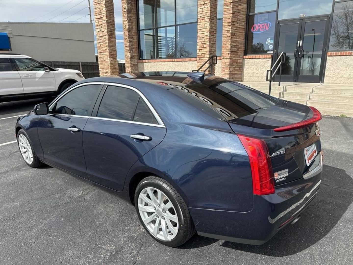 2018 Dark Adriatic Blue Metallic /Jet Black With Jet Black Accents Cadillac ATS 2.0L Turbo (1G6AE5RX7J0) with an 2.0L Turbo I4 DI DOHC VVT engine, Automatic transmission, located at 8595 Washington St., Thornton, CO, 80229, (303) 287-5511, 39.852348, -104.978447 - 2018 Cadillac ATS All Wheel Drive<br><br>All Cars Have Clean Titles And Are Serviced Before Sale.<br><br>Clean Carfax, No Accident, New Tires, Backup Camera, Leather, Heated Seats, New Brakes, Power Seats, Non Smoker, No Pet Odor Or Hair, ATS 2.0L Turbo, AWD.<br><br>D1 Auto NEVER charges dealer fees - Photo#7