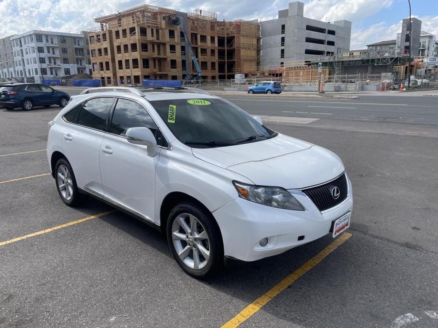 2011 White /Actual Lexus RX 350 (2T2BK1BA7BC) with an 3.5L V6 DOHC Dual VVT-i 24V engine, Automatic transmission, located at 8595 Washington St., Thornton, CO, 80229, (303) 287-5511, 39.852348, -104.978447 - 2011 Lexus RX<br><br>D1 Auto NEVER charges dealer fees! All cars have clean titles and have been inspected for mechanical issues. We have financing for everyone. Good credit, bad credit, first time buyers.<br><br>Please call Lakewood Location 303-274-7692 or Thornton 303-287-5511 to schedule a test - Photo#3