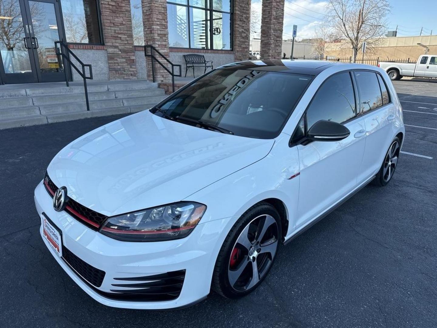 2016 Pure White /Titan Black Volkswagen Golf GTI SE (3VW5T7AUXGM) with an 2.0L TSI engine, Manual transmission, located at 8595 Washington St., Thornton, CO, 80229, (303) 287-5511, 39.852348, -104.978447 - 2016 Volkswagen Golf GTI SE with Zero Modifications.<br><br>All Cars Have Clean Titles And Are Serviced Before Sale., All Books and Keys, Backup Camera, Leather, Heated Seats, Bluetooth/ With Bluetooth Audio, Non Smoker, No Pet Odor Or Hair, 6-Speed Manual, Power moonroof.<br><br>D1 Auto NEVER charg - Photo#1