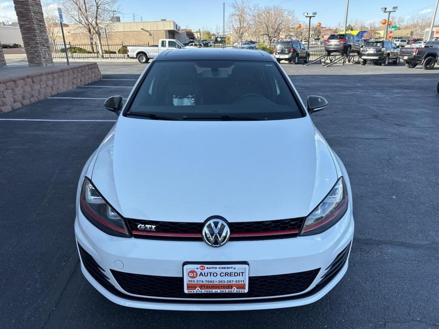 2016 Pure White /Titan Black Volkswagen Golf GTI SE (3VW5T7AUXGM) with an 2.0L TSI engine, Manual transmission, located at 8595 Washington St., Thornton, CO, 80229, (303) 287-5511, 39.852348, -104.978447 - 2016 Volkswagen Golf GTI SE with Zero Modifications.<br><br>All Cars Have Clean Titles And Are Serviced Before Sale., All Books and Keys, Backup Camera, Leather, Heated Seats, Bluetooth/ With Bluetooth Audio, Non Smoker, No Pet Odor Or Hair, 6-Speed Manual, Power moonroof.<br><br>D1 Auto NEVER charg - Photo#2