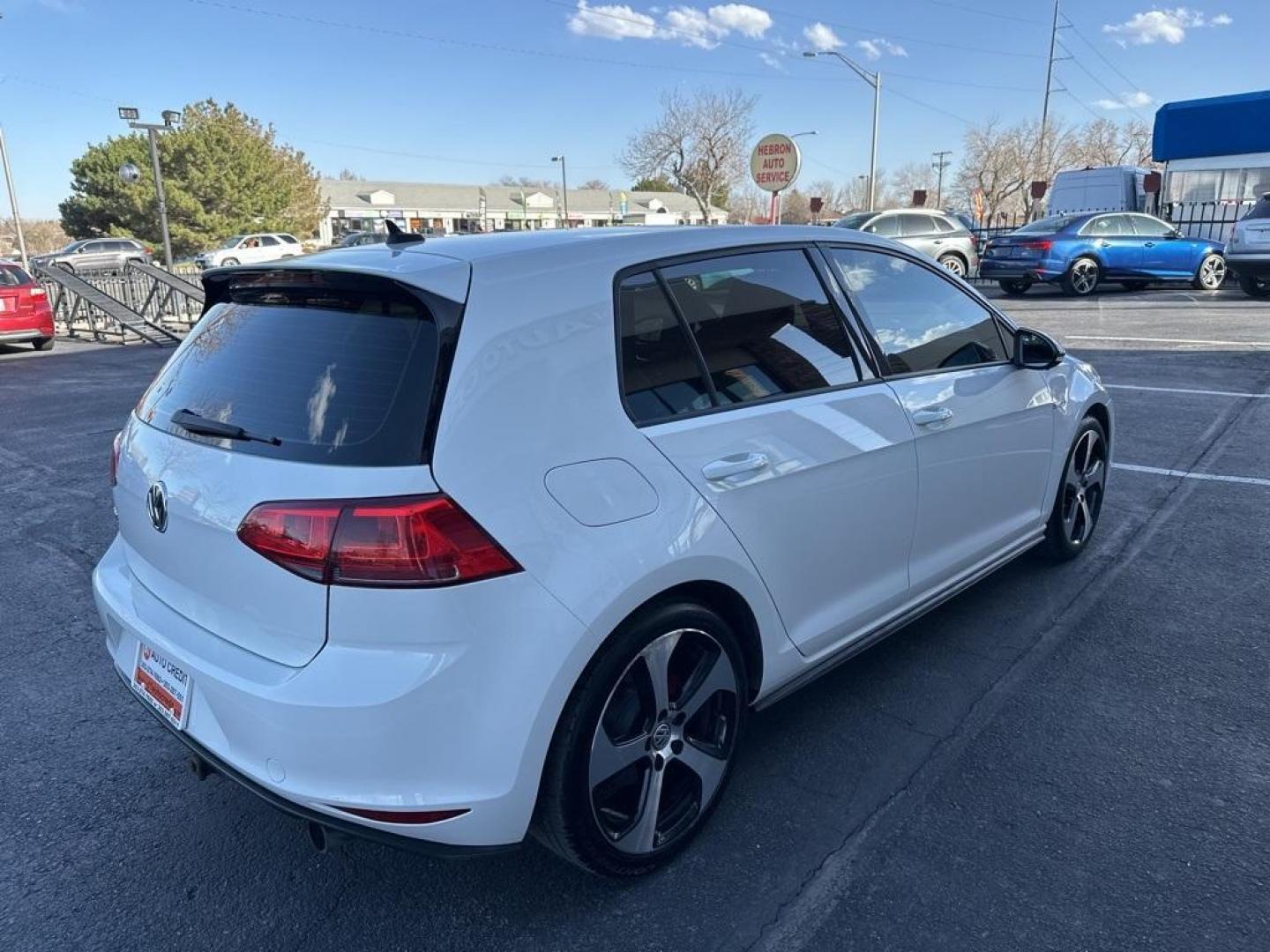 2016 Pure White /Titan Black Volkswagen Golf GTI SE (3VW5T7AUXGM) with an 2.0L TSI engine, Manual transmission, located at 8595 Washington St., Thornton, CO, 80229, (303) 287-5511, 39.852348, -104.978447 - 2016 Volkswagen Golf GTI SE with Zero Modifications.<br><br>All Cars Have Clean Titles And Are Serviced Before Sale., All Books and Keys, Backup Camera, Leather, Heated Seats, Bluetooth/ With Bluetooth Audio, Non Smoker, No Pet Odor Or Hair, 6-Speed Manual, Power moonroof.<br><br>D1 Auto NEVER charg - Photo#5