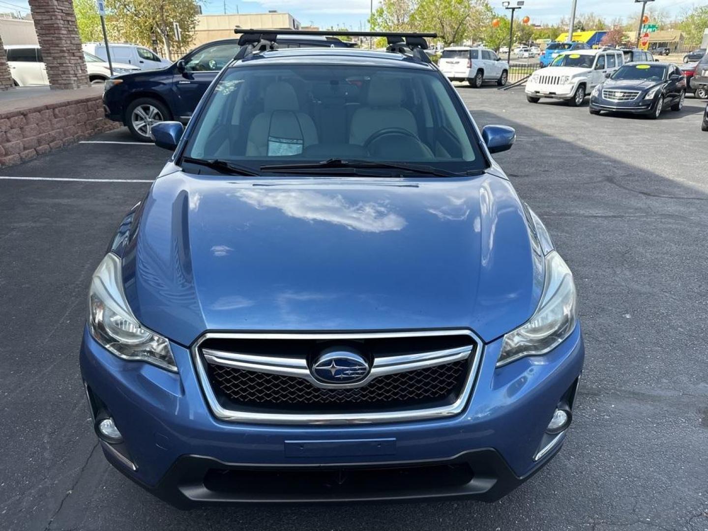 2016 Quartz Blue Pearl /Ivory Subaru Crosstrek 2.0i Limited (JF2GPALC9GH) with an 2.0L 16V DOHC engine, CVT transmission, located at 8595 Washington St., Thornton, CO, 80229, (303) 287-5511, 39.852348, -104.978447 - 2016 Subaru Crosstrek<br><br>D1 Auto NEVER charges dealer fees! All cars have clean titles and have been inspected for mechanical issues. We have financing for everyone. Good credit, bad credit, first time buyers.<br>Clean CARFAX. Odometer is 25807 miles below market average!<br>Please call Lakewood - Photo#2