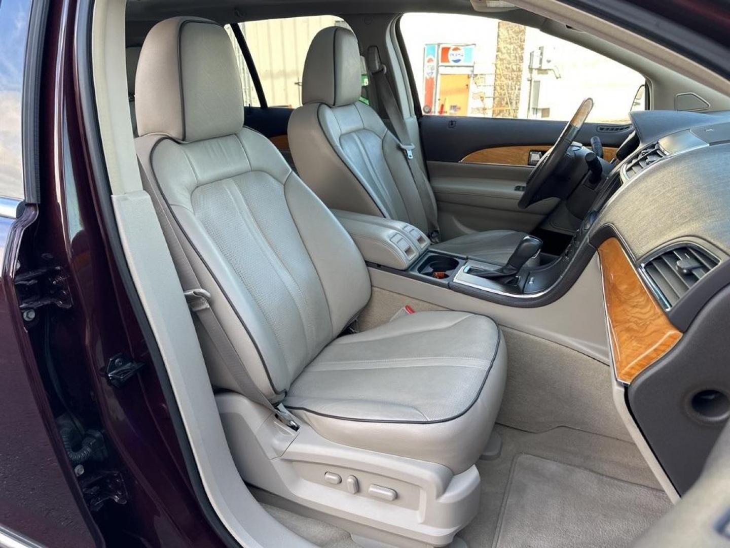 2011 Burgundy /Light Stone/Medium Light Stone Lincoln MKX Base (2LMDJ8JK9BB) with an 3.7L V6 Ti-VCT 24V engine, Automatic transmission, located at 8595 Washington St., Thornton, CO, 80229, (303) 287-5511, 39.852348, -104.978447 - 2011 Lincoln MKX One Owner and fully loaded! <br><br>All Cars Have Clean Titles And Are Serviced Before Sale., CarfaxOne Owner, No Accidents, All Books and Keys, Backup Camera, Leather, Heated and Ventilated Seats, Bluetooth/ With Bluetooth Audio, Power Seats, Non Smoker, No Pet Odor Or Hair, 3.7L V - Photo#14