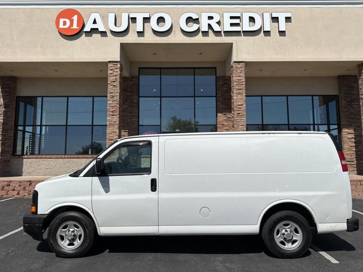 2004 Olympic White /Medium Dark Pewter Chevrolet Express Van G1500 (1GCFG15X841) with an Vortec 4.3L V6 MPI engine, Automatic transmission, located at 8595 Washington St., Thornton, CO, 80229, (303) 287-5511, 39.852348, -104.978447 - 2004 Chevrolet Express Van G1500<br><br>D1 Auto NEVER charges dealer fees! All cars have clean titles and have been inspected for mechanical issues. We have financing for everyone. Good credit, bad credit, first time buyers.<br><br>Please call Lakewood Location 303-274-7692 or Thornton 303-287-5511 - Photo#0