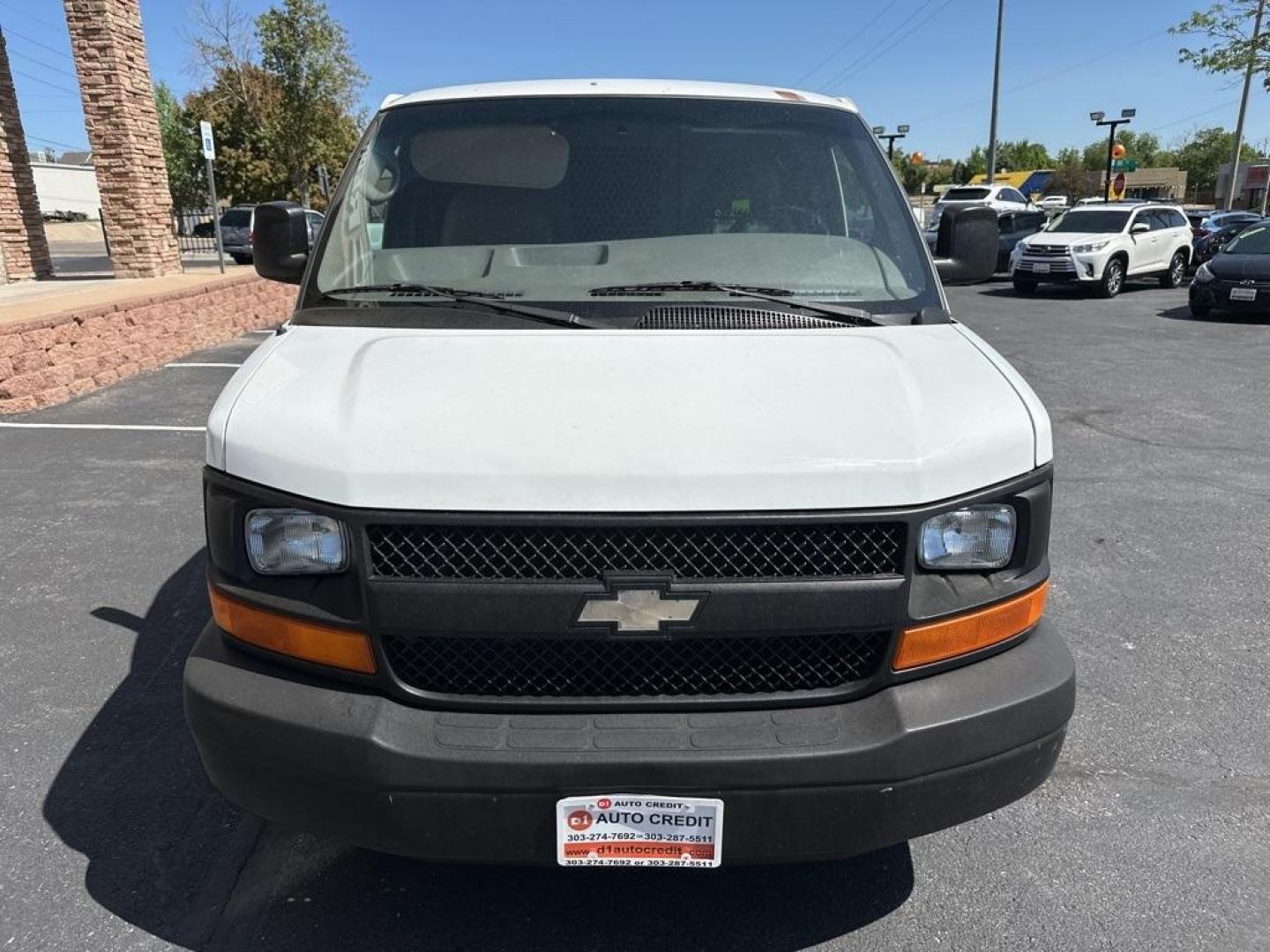 2004 Olympic White /Medium Dark Pewter Chevrolet Express Van G1500 (1GCFG15X841) with an Vortec 4.3L V6 MPI engine, Automatic transmission, located at 8595 Washington St., Thornton, CO, 80229, (303) 287-5511, 39.852348, -104.978447 - 2004 Chevrolet Express Van G1500<br><br>D1 Auto NEVER charges dealer fees! All cars have clean titles and have been inspected for mechanical issues. We have financing for everyone. Good credit, bad credit, first time buyers.<br><br>Please call Lakewood Location 303-274-7692 or Thornton 303-287-5511 - Photo#2