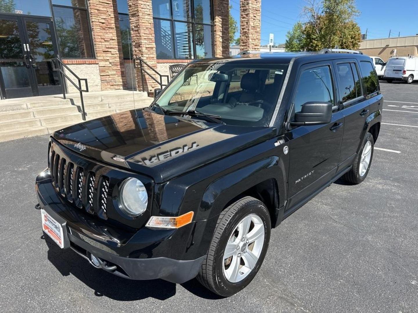 2012 Black Clearcoat /Dark Slate Gray Interior Jeep Patriot Limited (1C4NJRCB5CD) with an 2.4L I4 DOHC 16V Dual VVT engine, CVT transmission, located at 8595 Washington St., Thornton, CO, 80229, (303) 287-5511, 39.852348, -104.978447 - 2012 Jeep Patriot<br><br>D1 Auto NEVER charges dealer fees! All cars have clean titles and have been inspected for mechanical issues. We have financing for everyone. Good credit, bad credit, first time buyers.<br><br>Please call Lakewood Location 303-274-7692 or Thornton 303-287-5511 to schedule a t - Photo#1