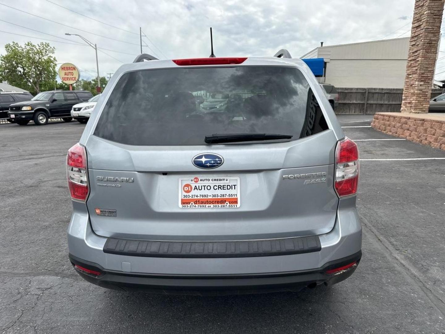 2015 Ice Silver Metallic /Gray Subaru Forester 2.5i Premium (JF2SJADC4FH) with an 2.5L 4-Cylinder DOHC 16V VVT engine, CVT transmission, located at 8595 Washington St., Thornton, CO, 80229, (303) 287-5511, 39.852348, -104.978447 - 2015 Subaru Forester<br><br>D1 Auto NEVER charges dealer fees! All cars have clean titles and have been inspected for mechanical issues. We have financing for everyone. Good credit, bad credit, first time buyers.<br>Clean CARFAX.<br>Please call Lakewood Location 303-274-7692 or Thornton 303-287-5511 - Photo#6