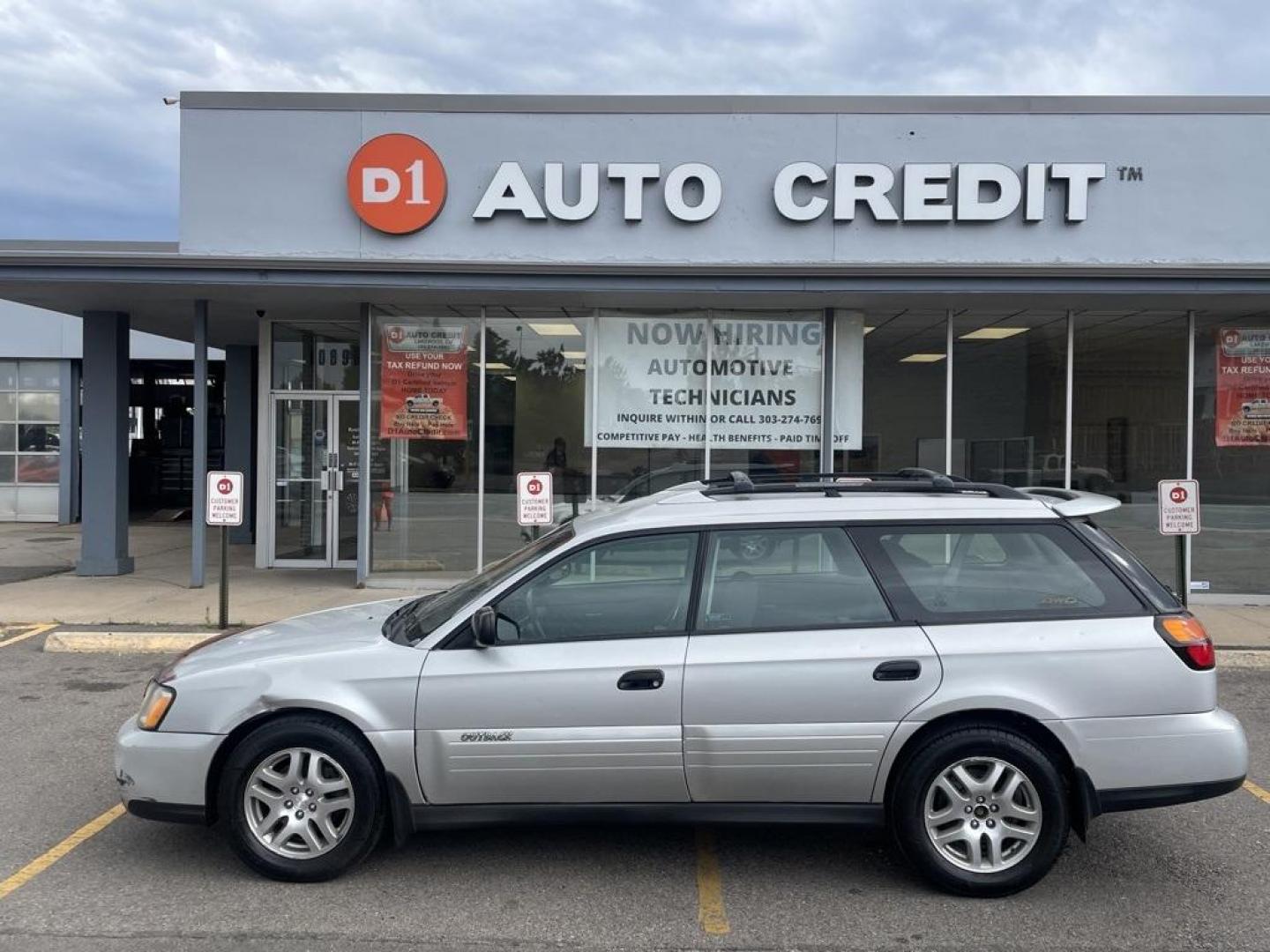 2004 Silver /Exempt Subaru Outback 2.5 (4S3BH675547) with an 2.5L Phase II engine, Automatic transmission, located at 8595 Washington St., Thornton, CO, 80229, (303) 287-5511, 39.852348, -104.978447 - 2004 Subaru Outback<br><br>D1 Auto NEVER charges dealer fees! All cars have clean titles and have been inspected for mechanical issues. We have financing for everyone. Good credit, bad credit, first time buyers.<br>CARFAX One-Owner. Clean CARFAX.<br>Please call Lakewood Location 303-274-7692 or Thor - Photo#0