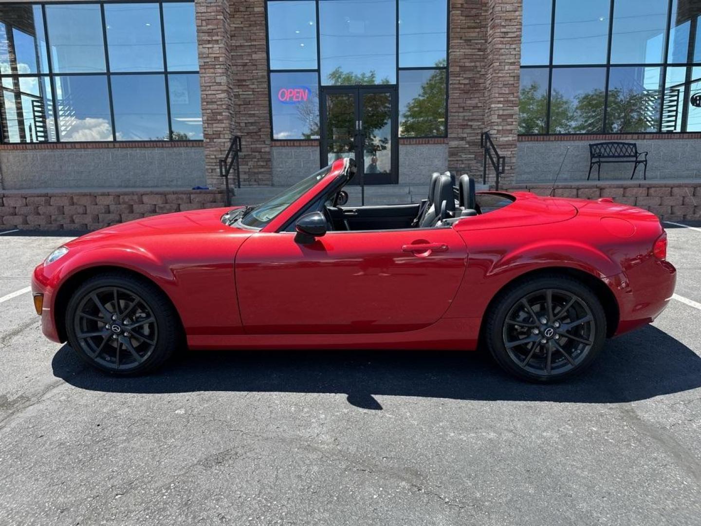 2012 Velocity Red Mica /Black Mazda Miata PRHT Special Edition (JM1NC2SF7C0) with an 2.0L I4 DOHC VVT 16V engine, Automatic transmission, located at 8595 Washington St., Thornton, CO, 80229, (303) 287-5511, 39.852348, -104.978447 - 2012 Mazda Miata Special Edition, Hard Top!! Only 31k Miles. Only 450 sold in the United States. Velocity Red Mica with retractible hard top convertible. <br><br>All Cars Have Clean Titles And Are Serviced Before Sale., Leather, Heated Seats, Bluetooth/ With Bluetooth Audio, Non Smoker, No Pet Odor - Photo#1