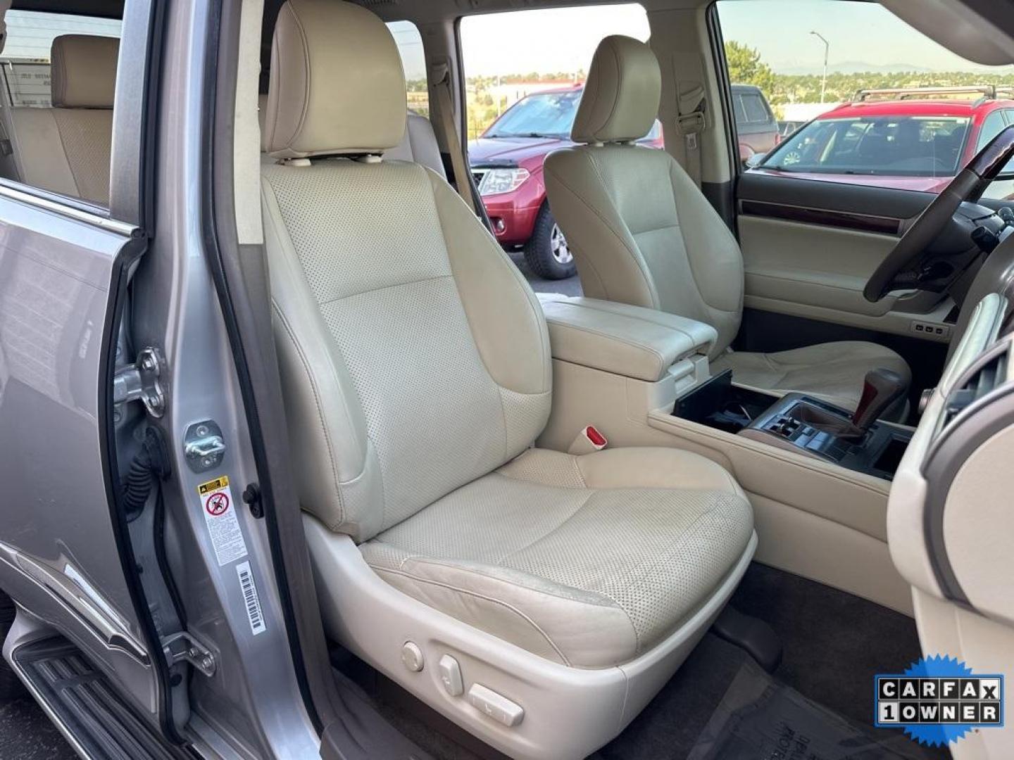 2012 Satin Cashmere Metallic /Ecru Lexus GX 460 (JTJBM7FX3C5) with an 4.6L V8 DOHC Dual VVT-i 32V engine, Automatic transmission, located at 8595 Washington St., Thornton, CO, 80229, (303) 287-5511, 39.852348, -104.978447 - 2012 Lexus GX, One Owner In Mint Condition including new tires. This GX is in great condition inside and out with no signs of abuse.<br>All Cars Have Clean Titles And Are Serviced Before Sale., Backup Camera, Leather, Heated Seats, Bluetooth/ With Bluetooth Audio, Non Smoker, No Pet Odor Or Hair, 4. - Photo#15